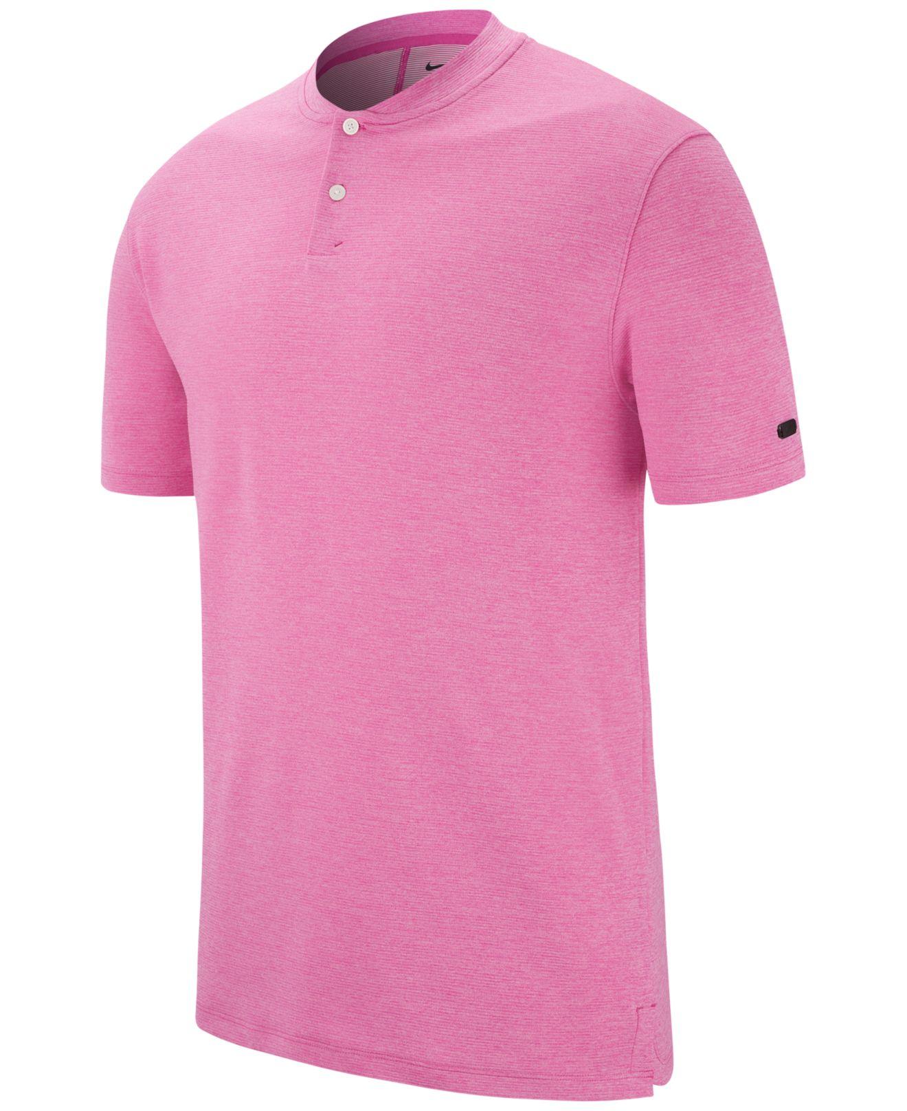 tiger woods polo pink