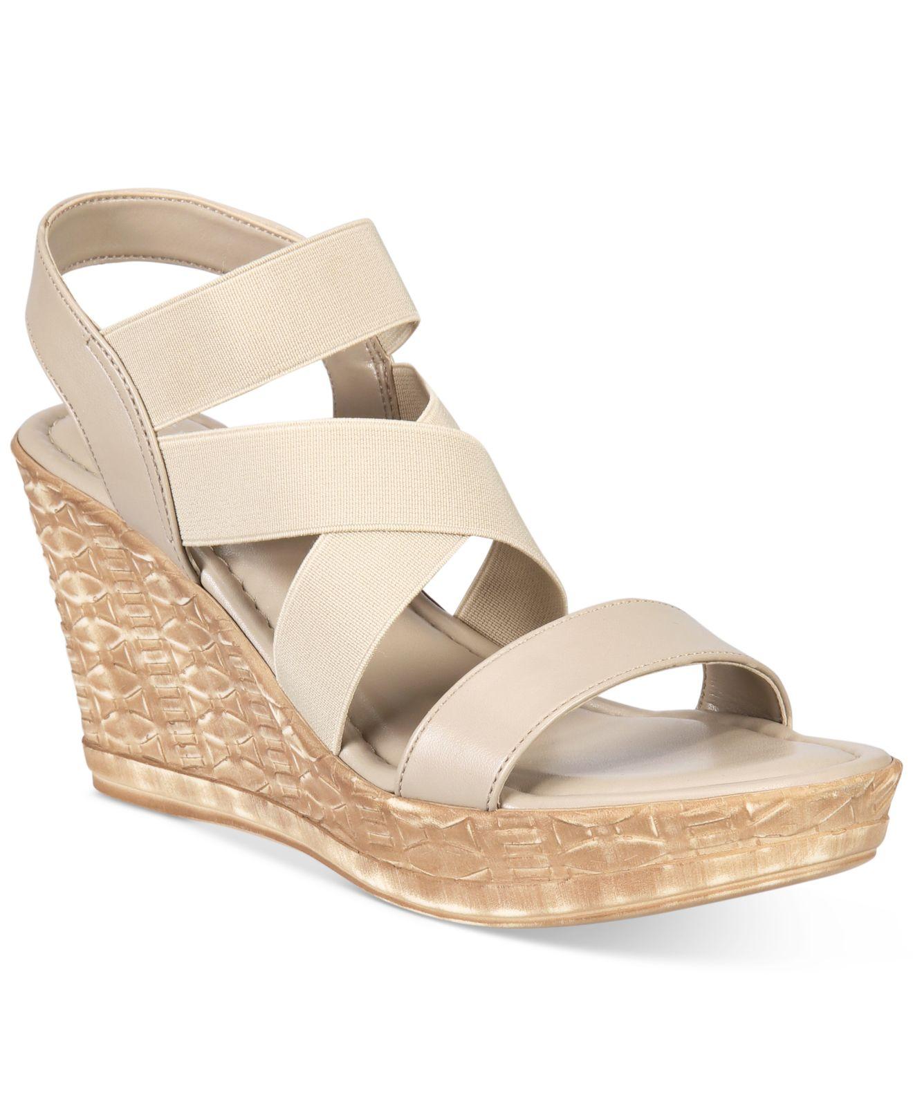 Lyst Easy Street Tuscany Felisa Wedge Sandals