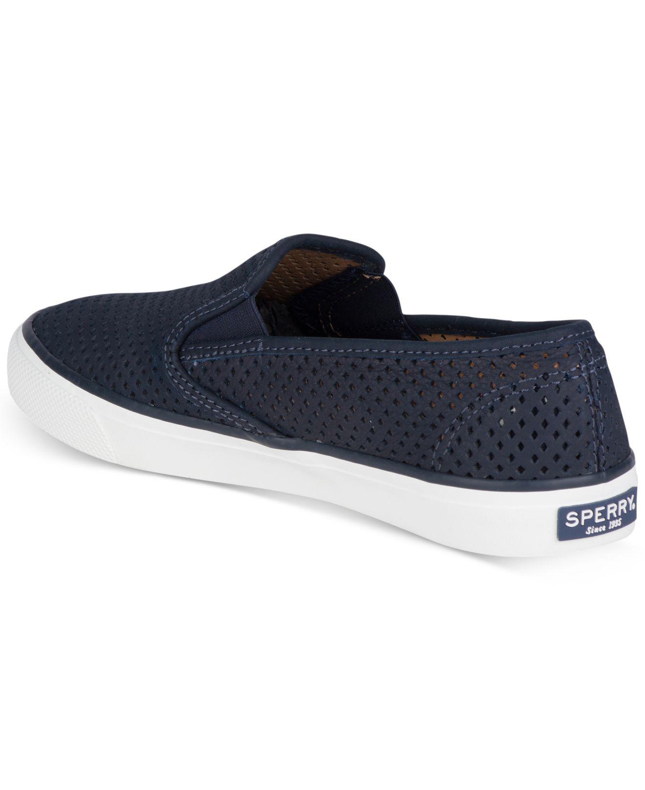 sperry top sider womens slip on sneakers