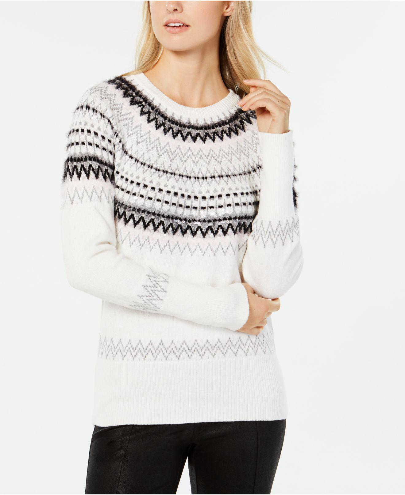 fair isle sweater macy's