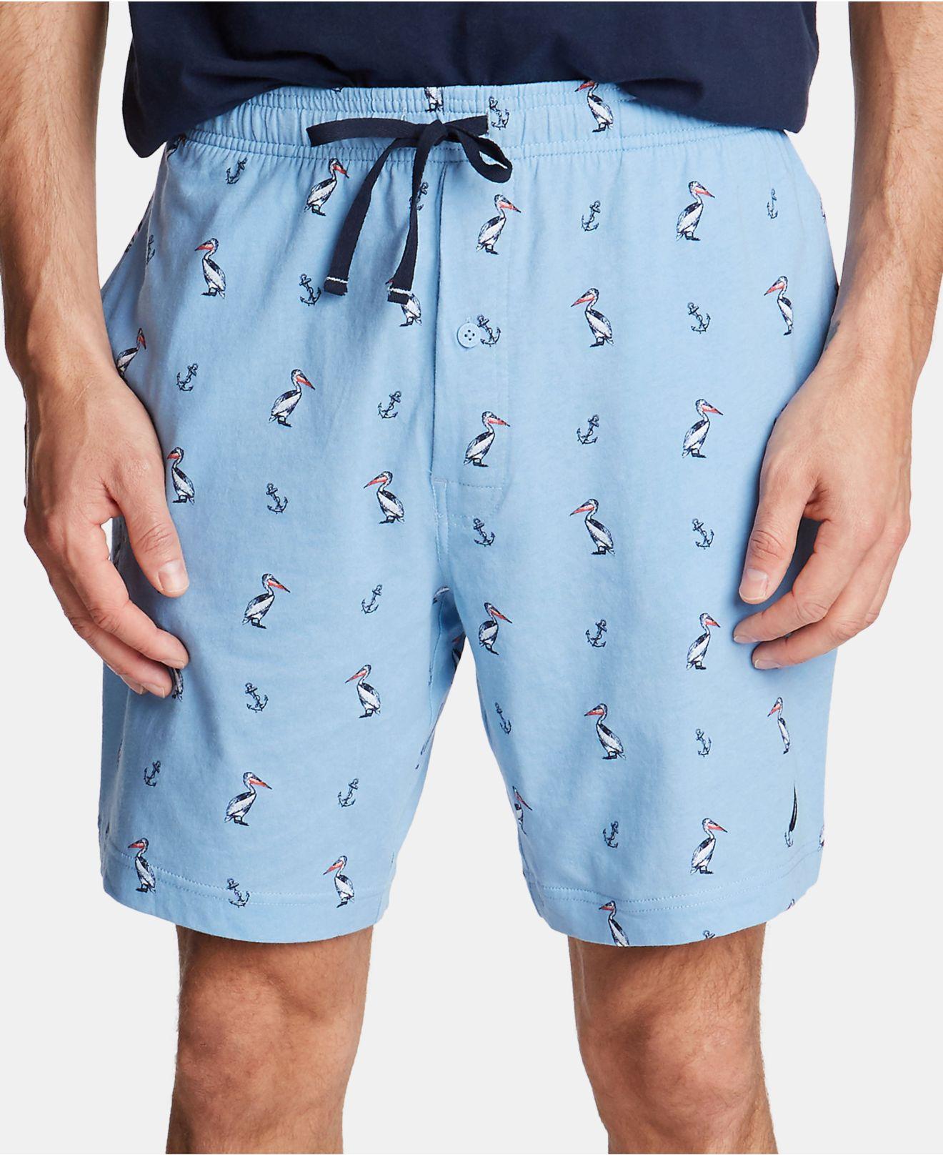 Nautica Cotton Pelican-print Pajama Shorts in Blue for Men - Lyst