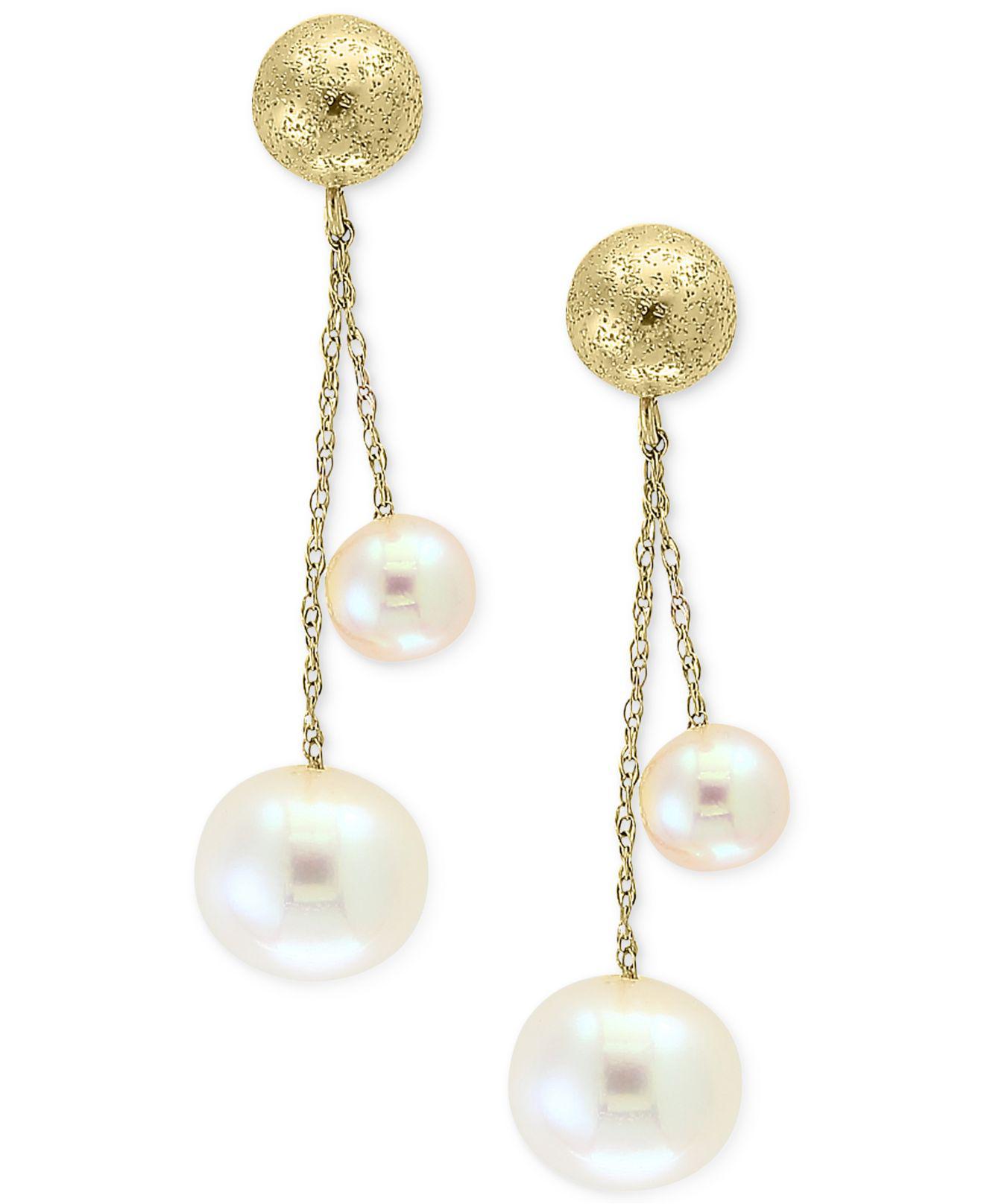Lyst Effy Collection Pearl By Cultured Freshwater 5mm Effy Collection