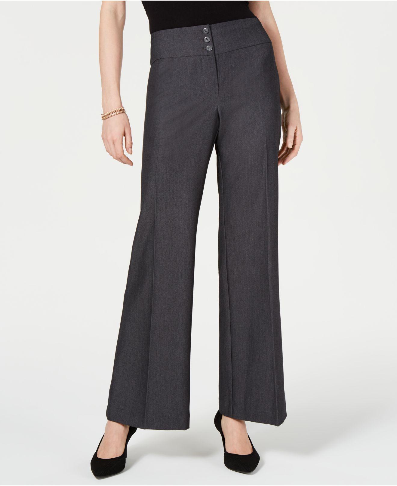 petite trousers wide leg