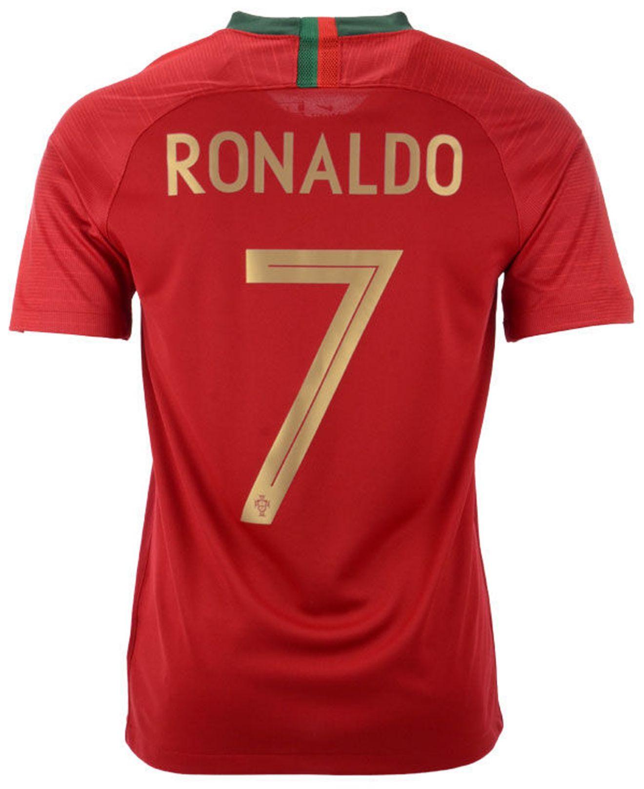 Lyst Nike Cristiano Ronaldo Portugal National Team Home Stadium Jersey in Red for Men