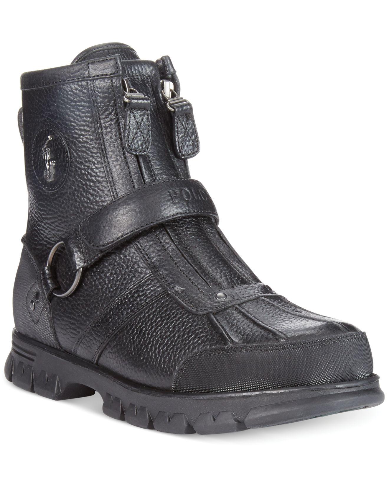 Lyst - Polo Ralph Lauren Boots, Conquest Iii High Boots in Black for Men