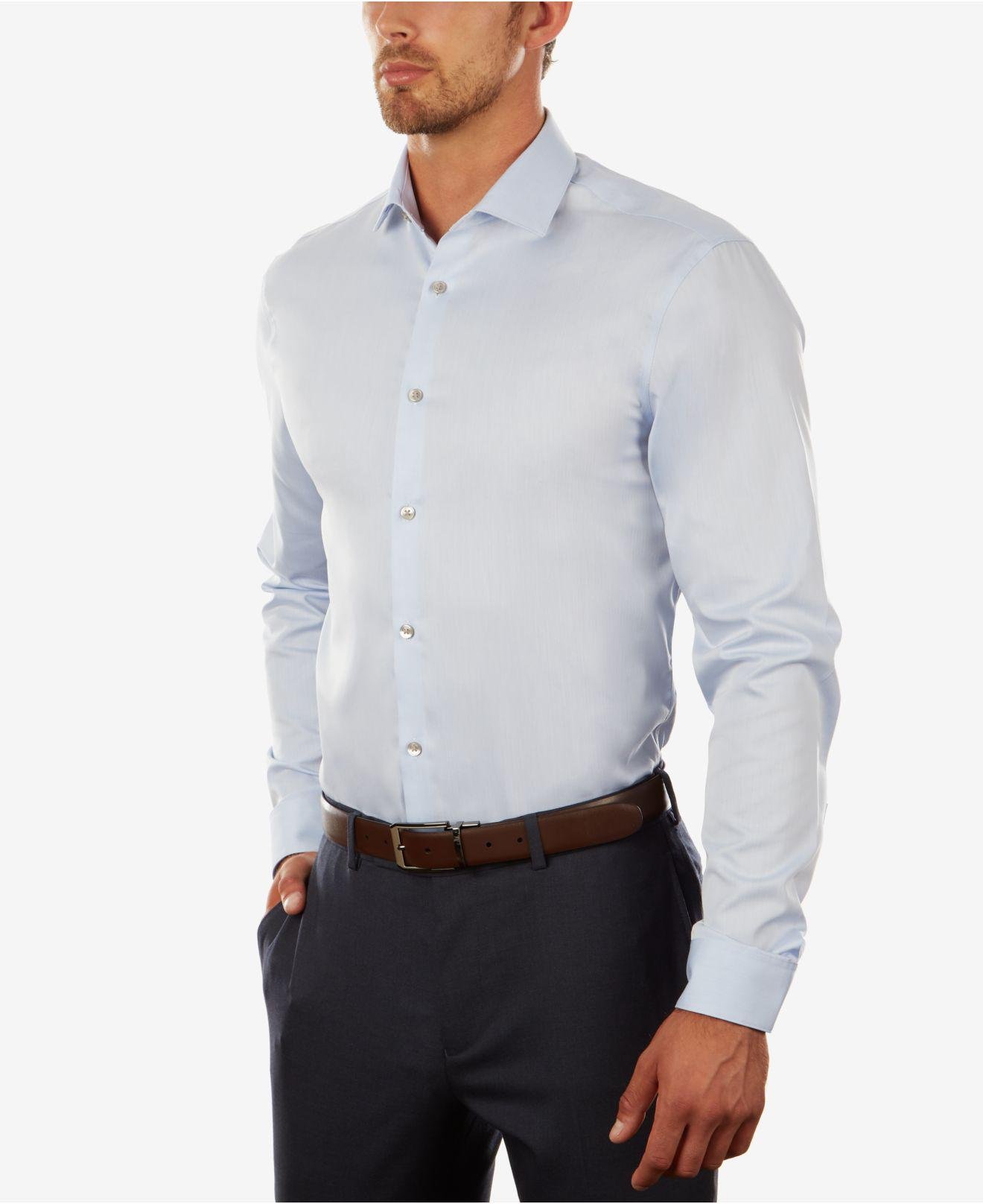 calvin klein dress shirts steel