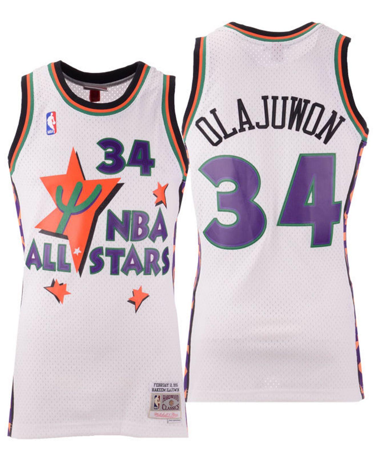 Mitchell &amp; Ness Hakeem Olajuwon Nba All Star 1995 Swingman
