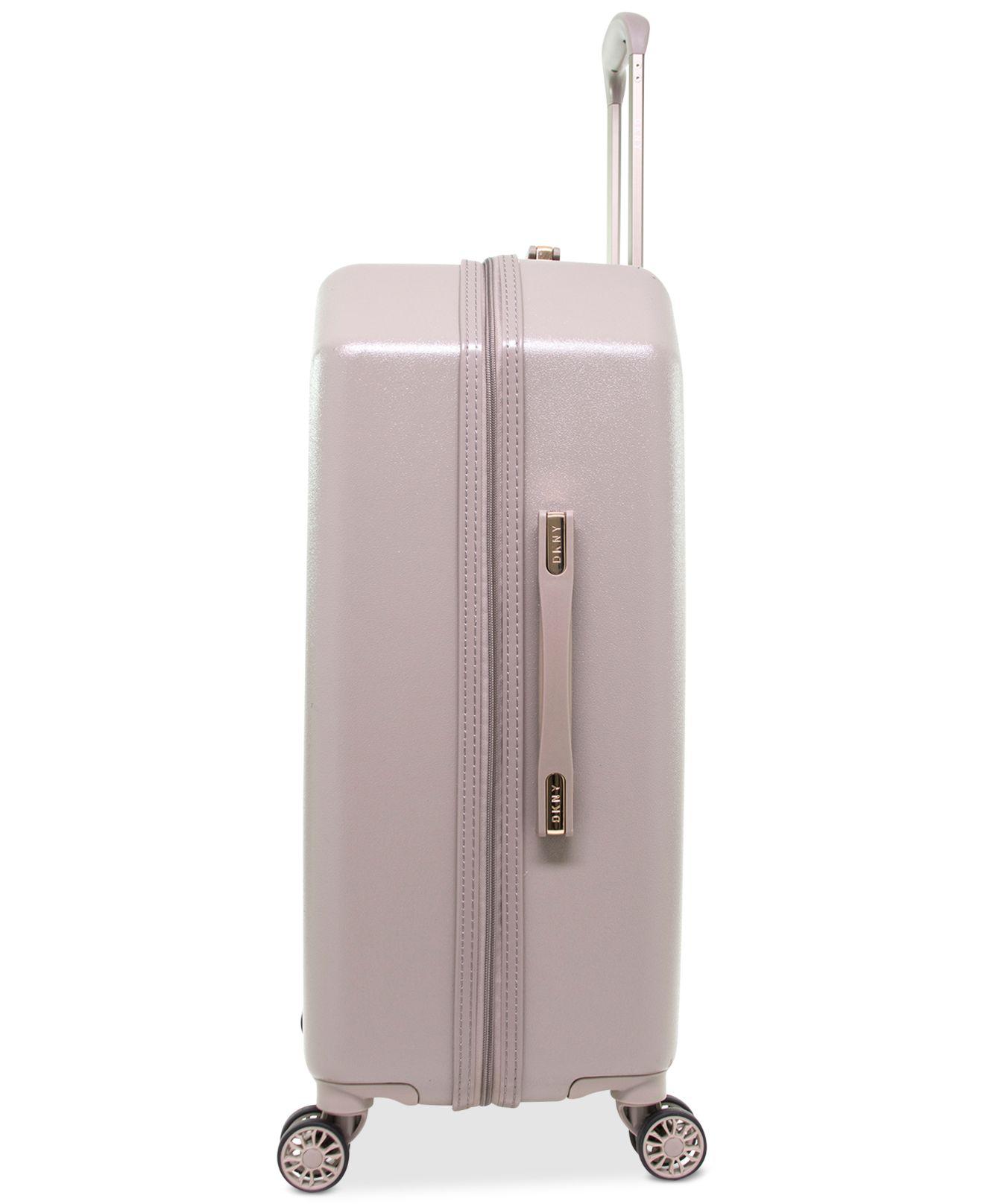 dkny grey suitcase