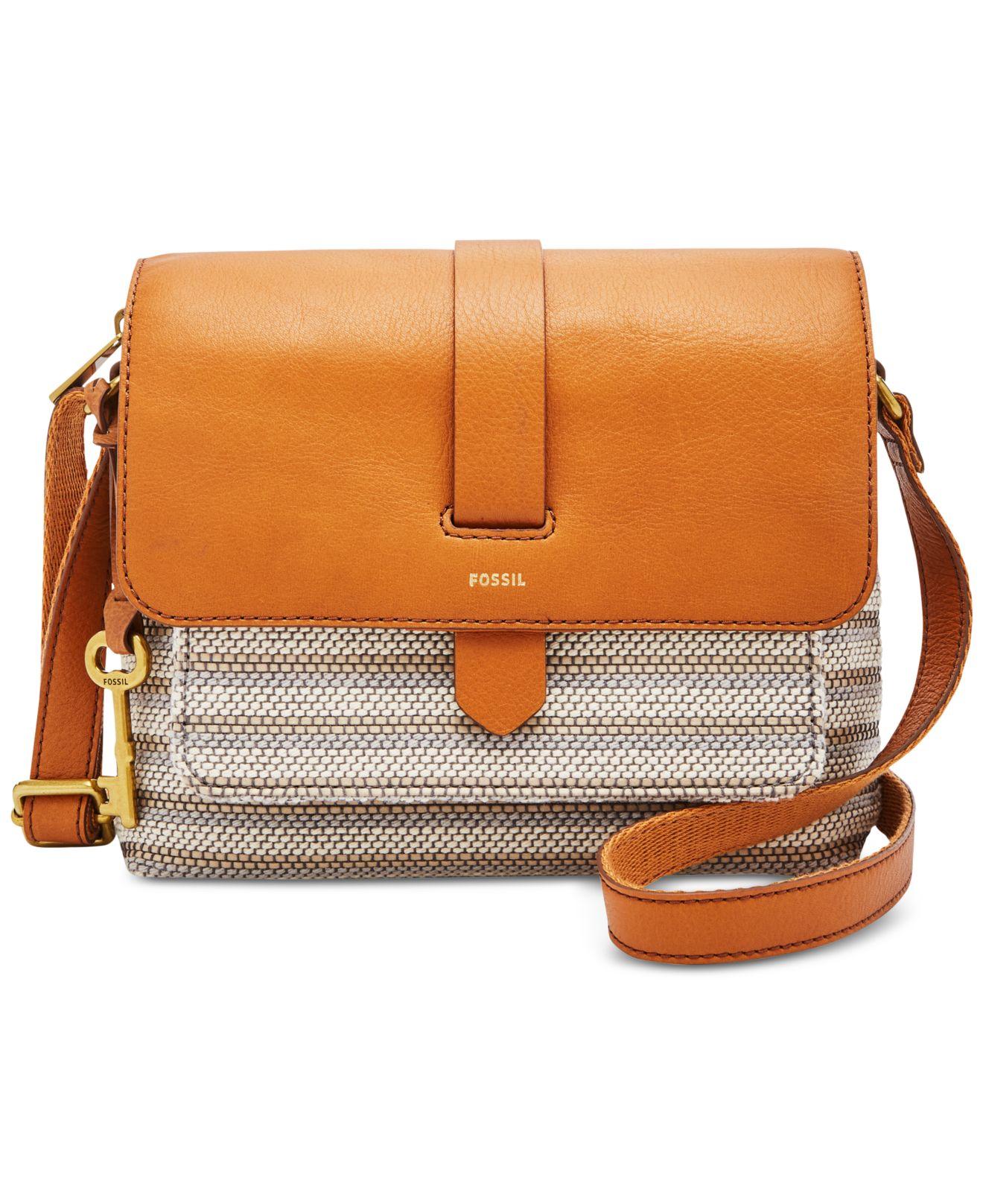 Lyst - Fossil Kinley Small Zip Top Cross-body Bag - Save 8%