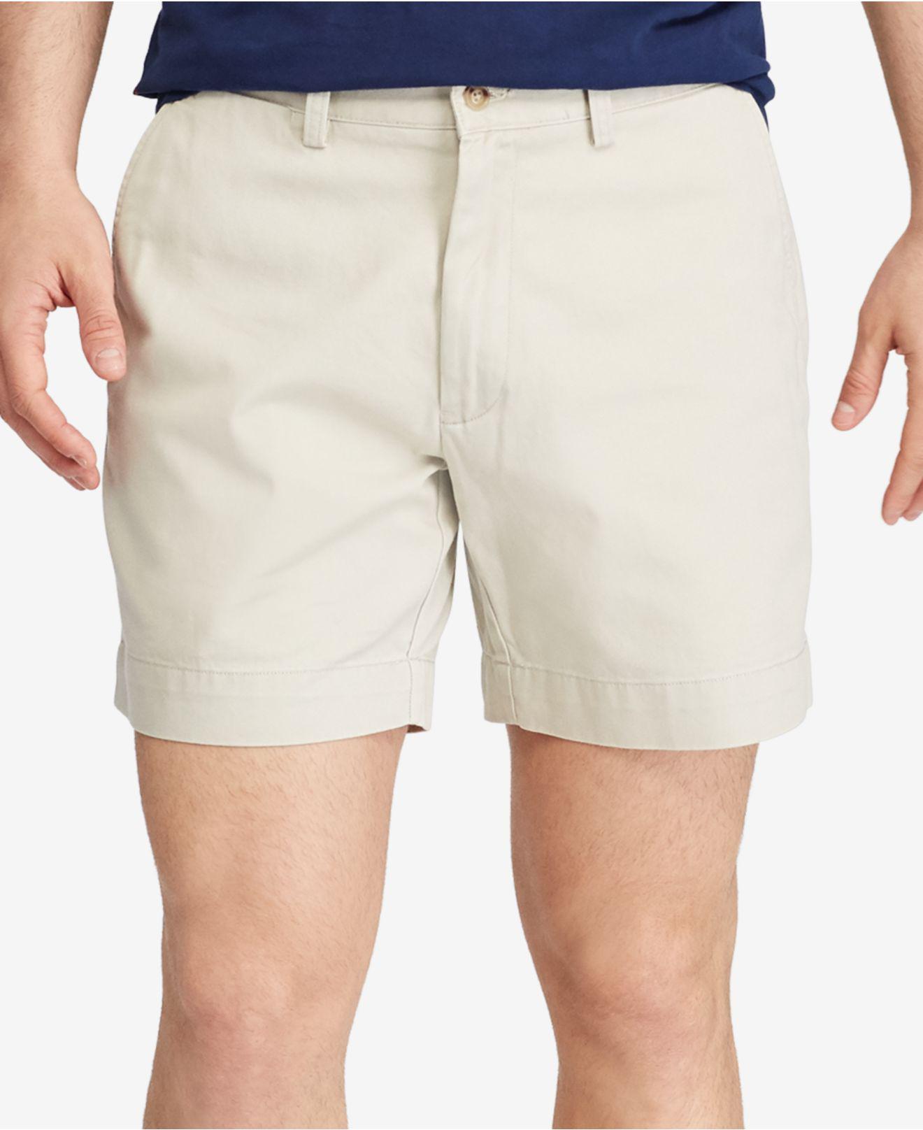 relaxed fit chino shorts