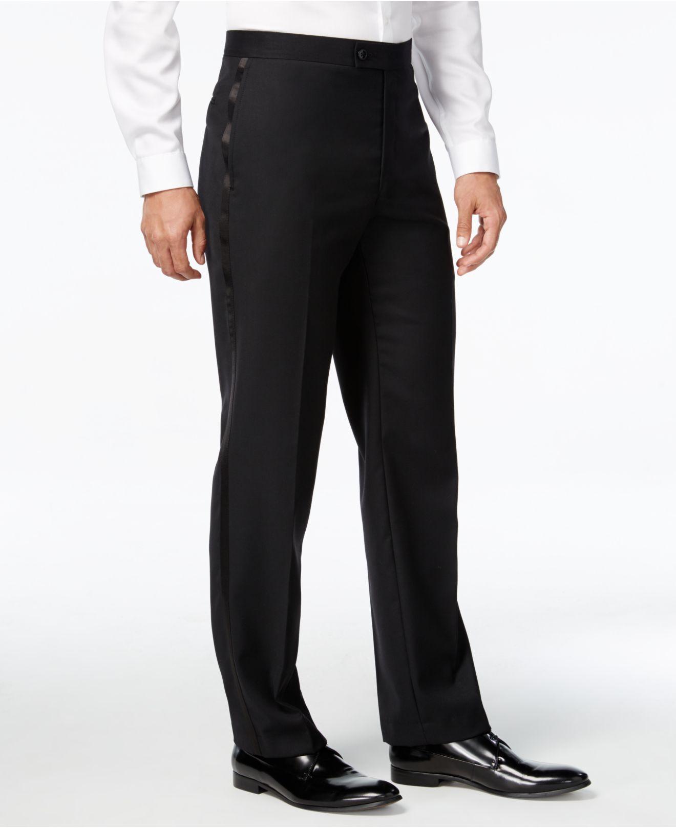 Calvin klein Tuxedo Separates, Black Pants in Black for Men | Lyst