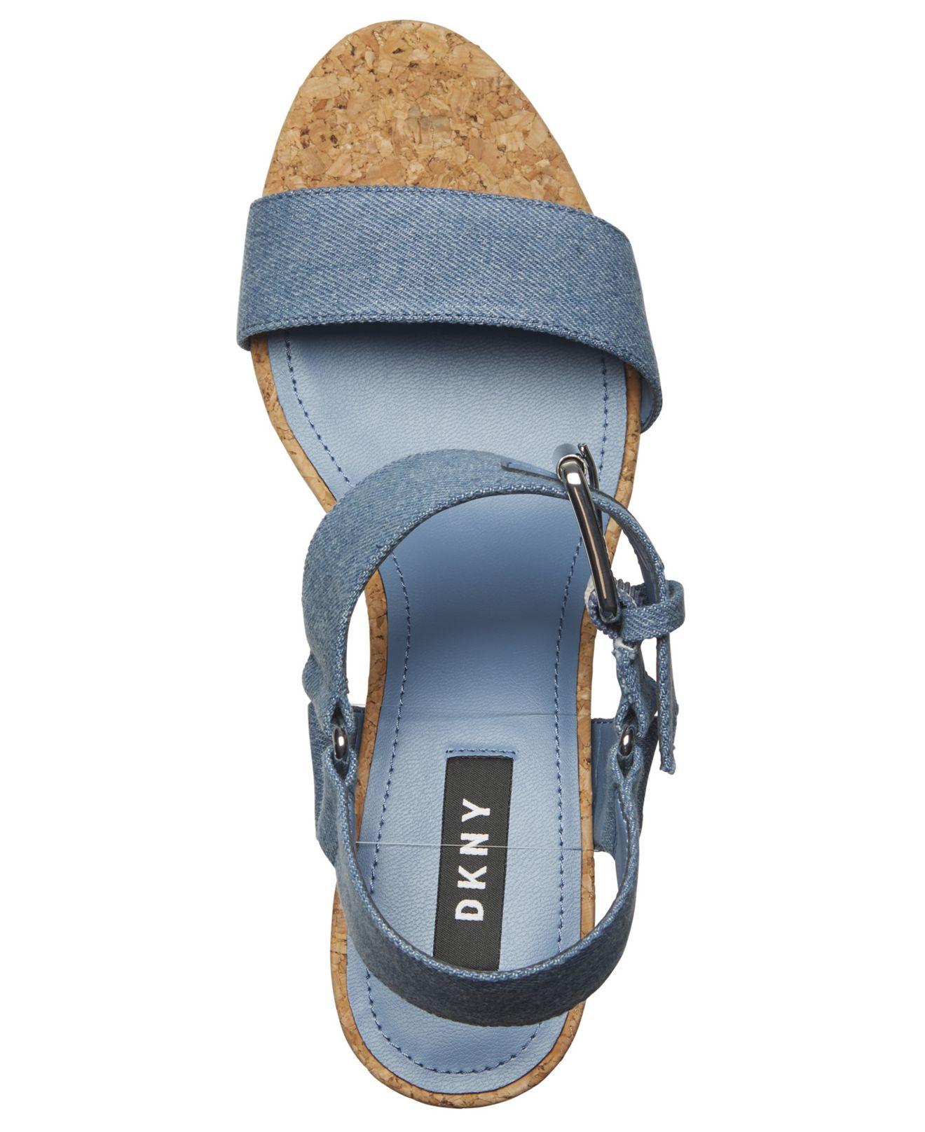 DKNY Sierra Dress Sandals, Created For Macy�s in Blue Lyst