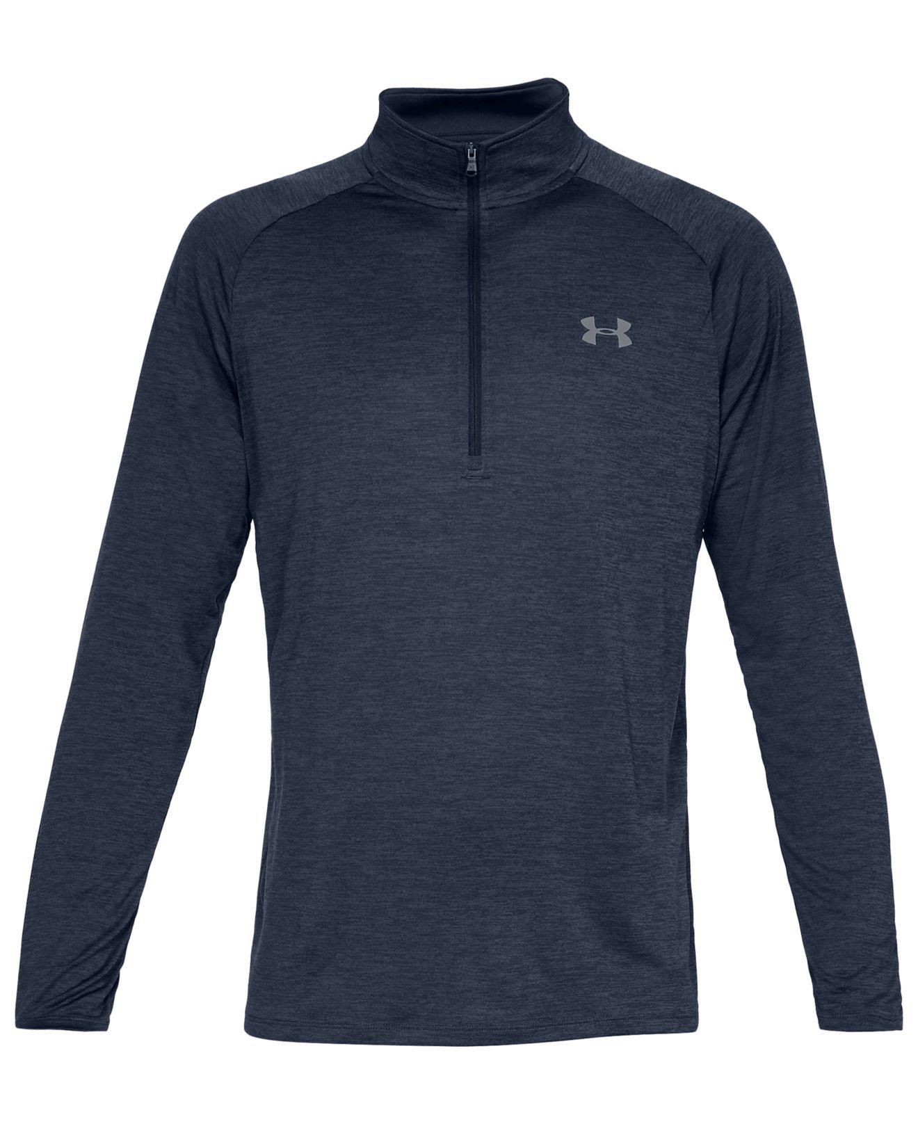 Lyst - Under Armour Ua Tech Half-zip Pullover in Blue for Men