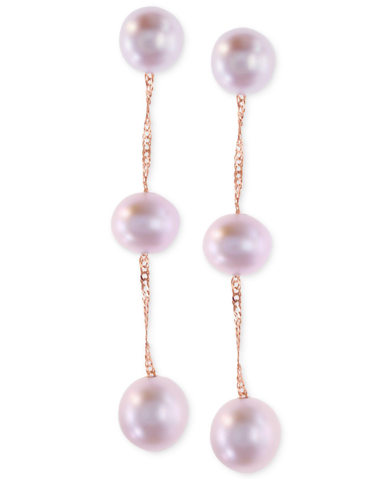 Lyst Effy Collection Cultured Freshwater Pearl Triple Drop Effy Collection