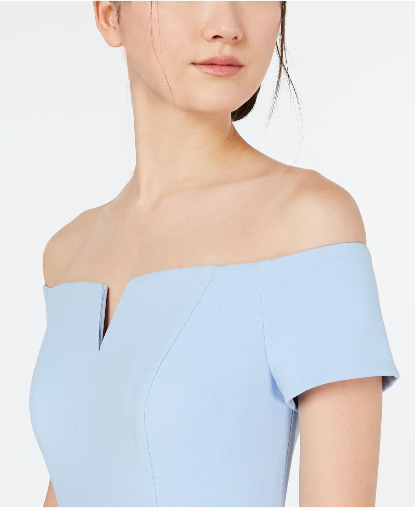 calvin klein off the shoulder