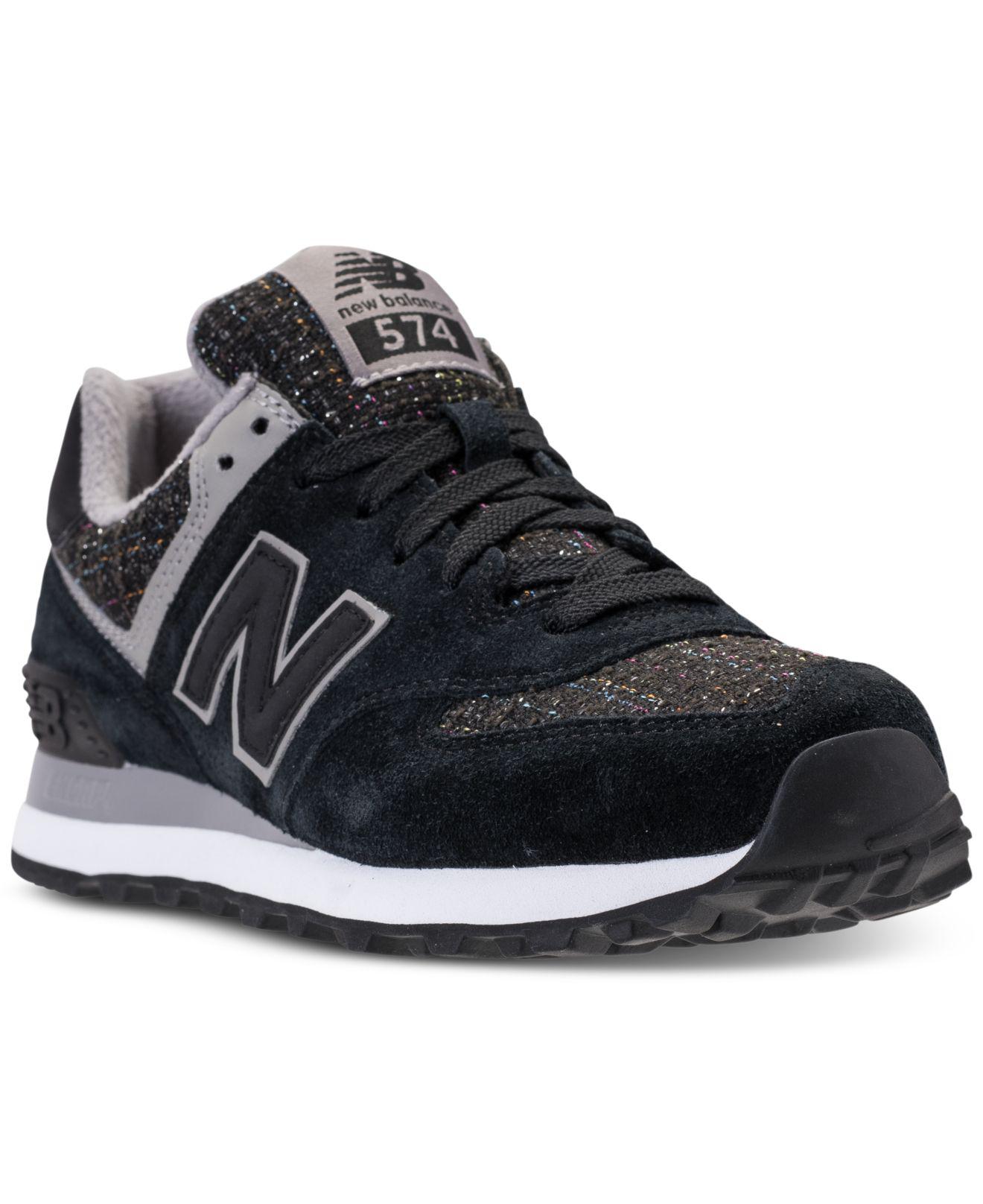 women's new balance 574 athletic shoe black monochrome women's new balance 574 athletic shoe black monochrome