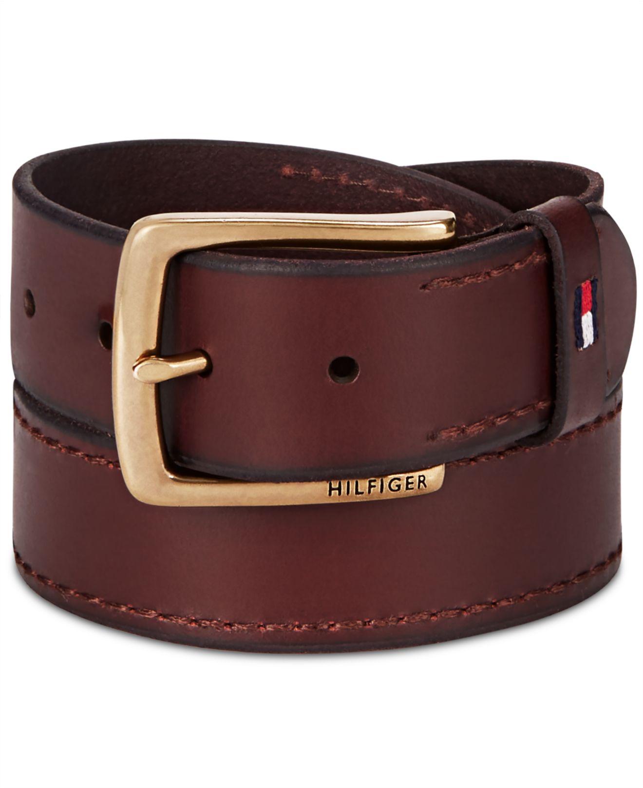 Tommy Hilfiger Casual Leather Belt in Brown for Men - Lyst