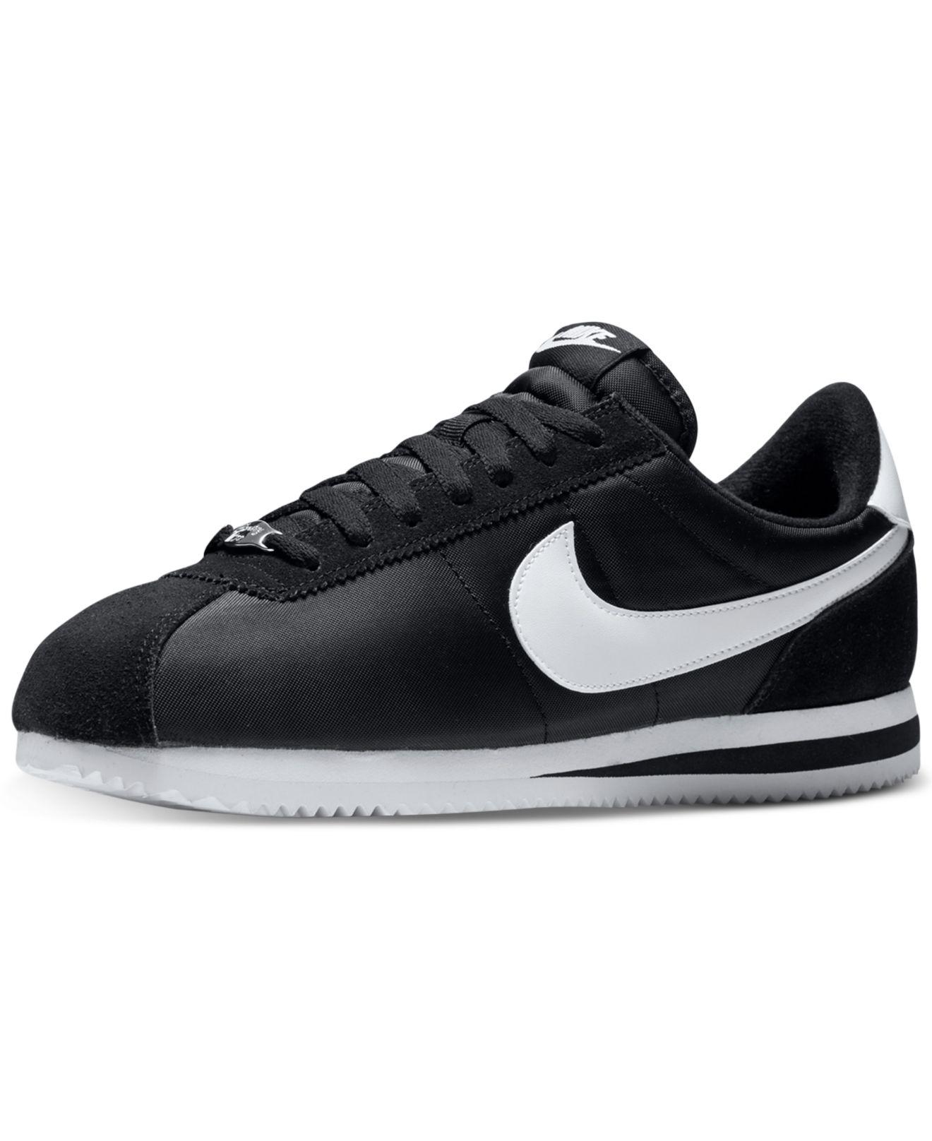 Lyst Nike Cortez Basic Nylon Casual Sneakers From Finish