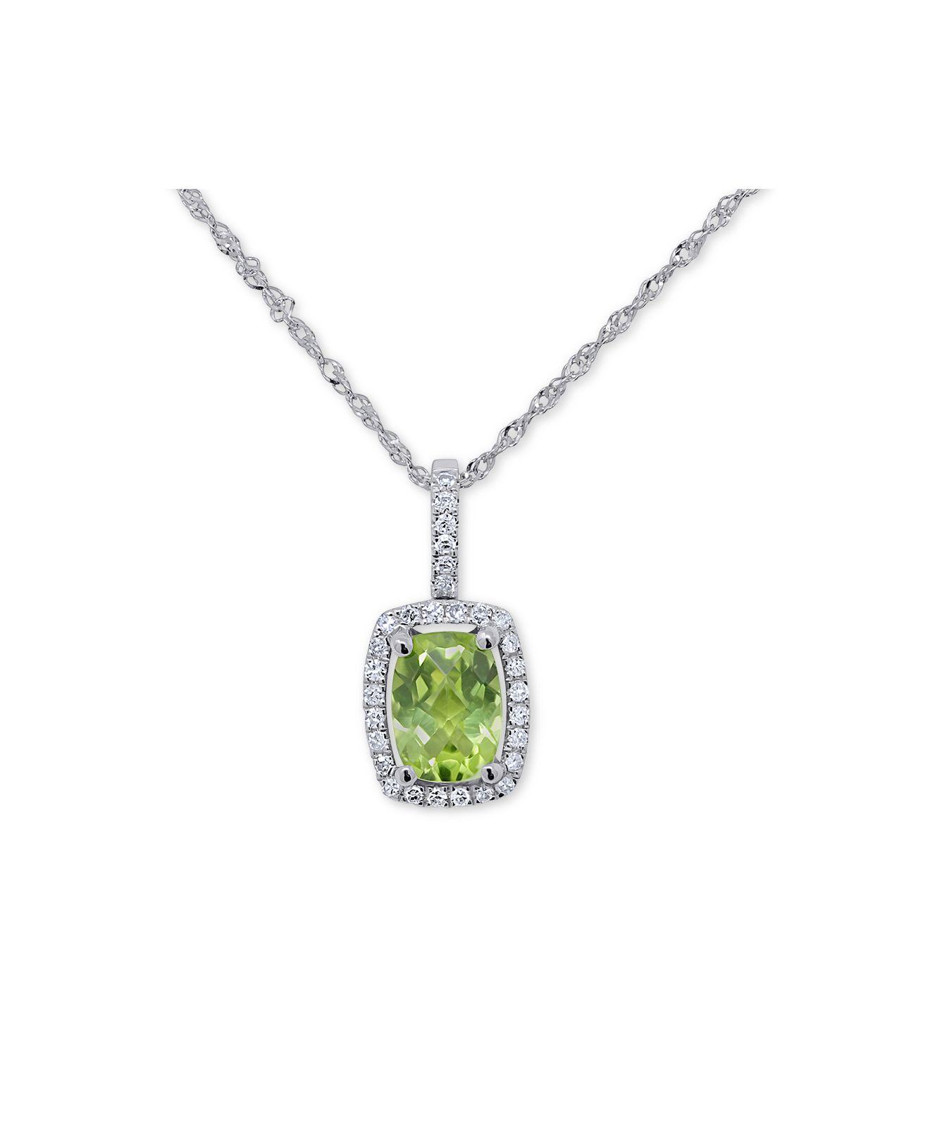 DiamondJewelryNY Silver Pendant SS Crystal Birthstone BOY-April