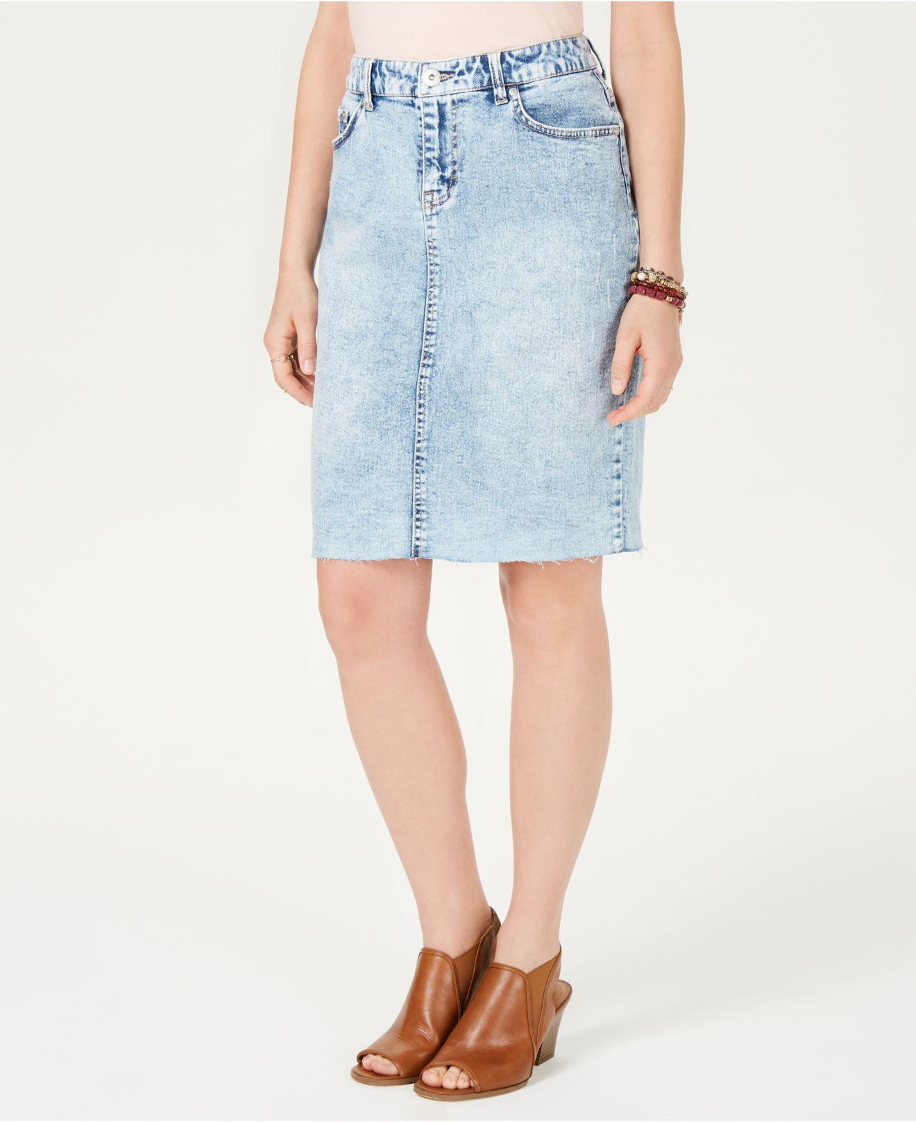 Lyst - Style & Co. Denim Skirt, Created For Macy's in Blue - Save 51%