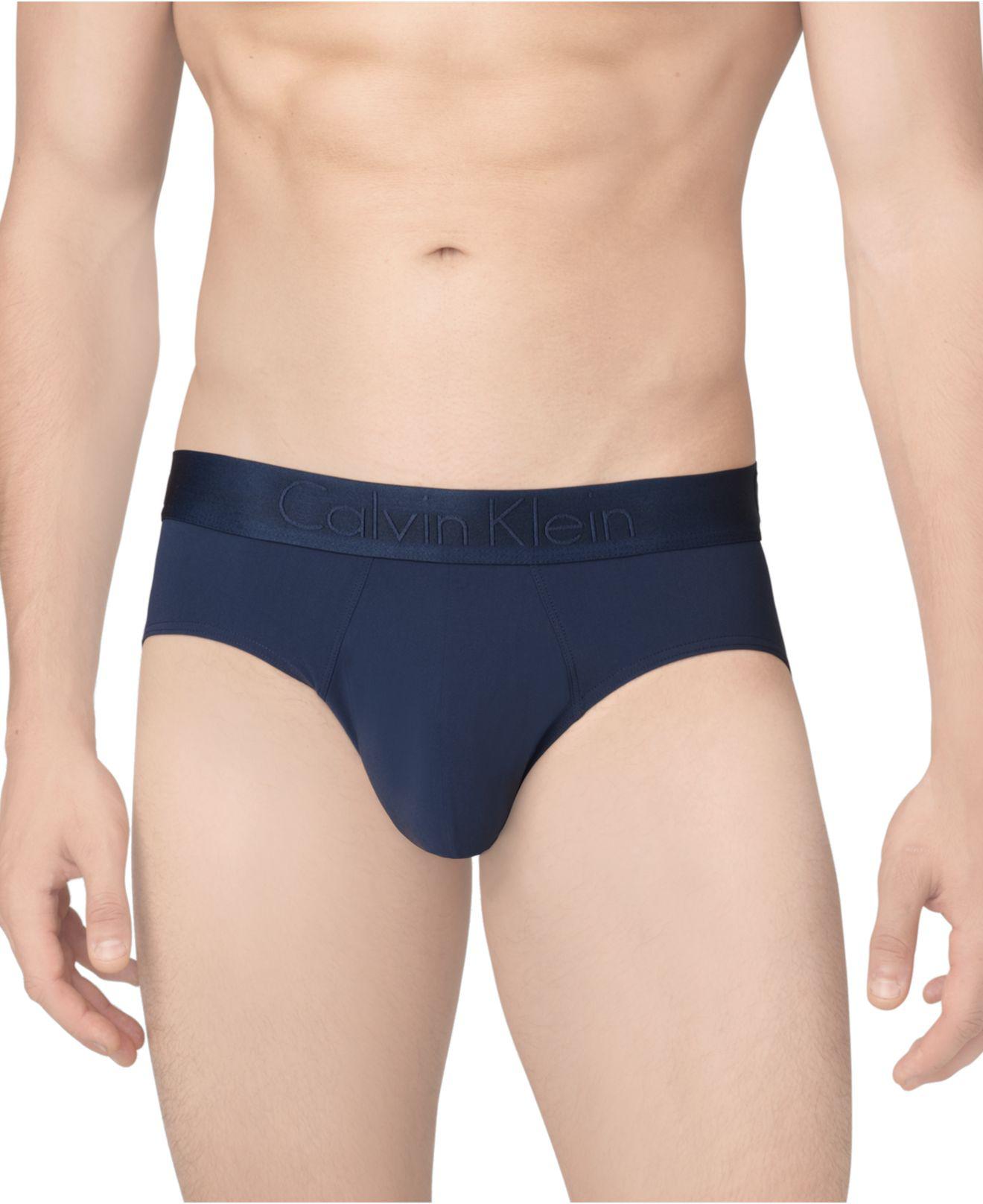 Calvin Klein Hip Briefs In Blue For Men Lyst