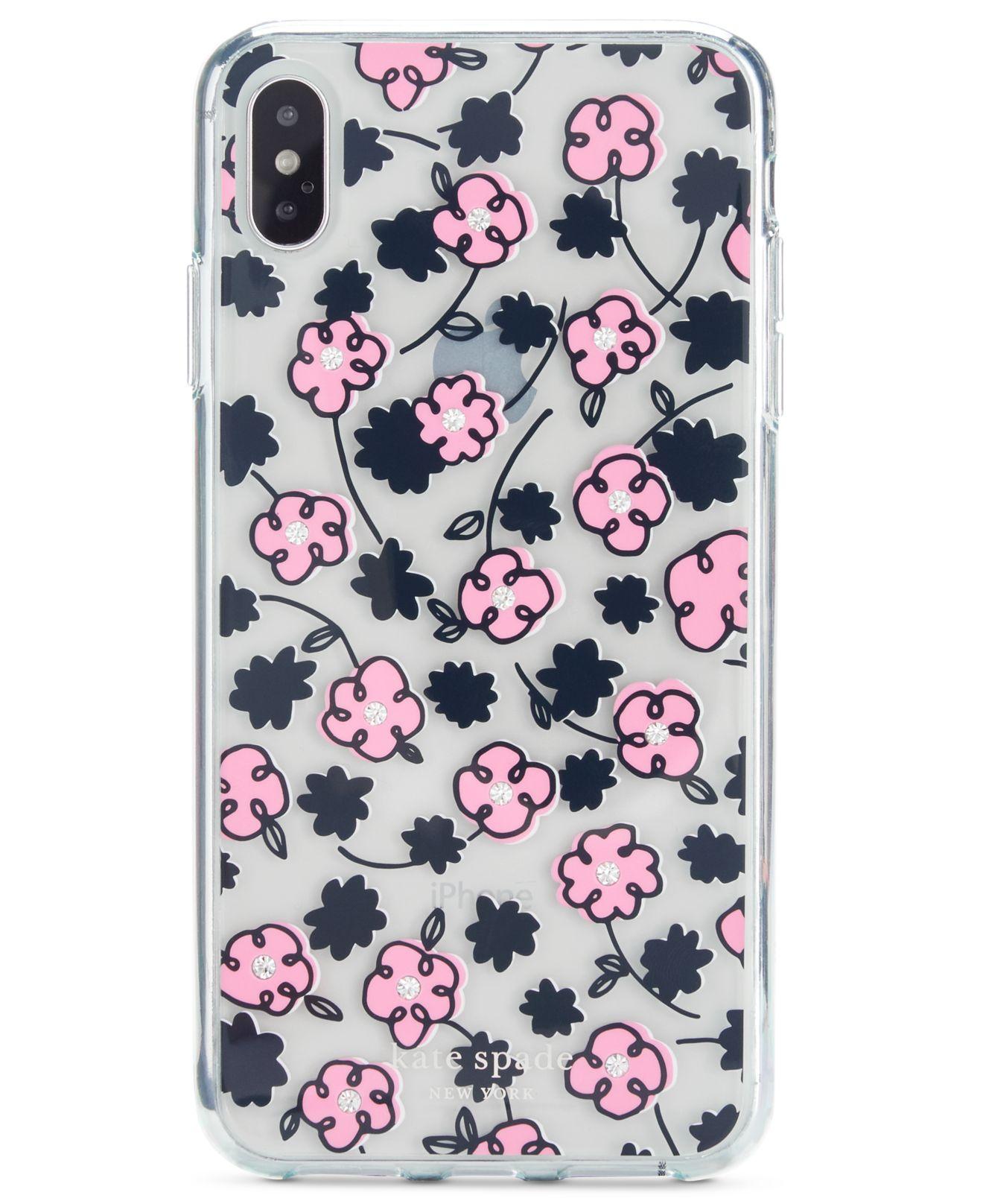 Kate Spade Jeweled Floradoodle Iphone Xr Case in Blue - Lyst