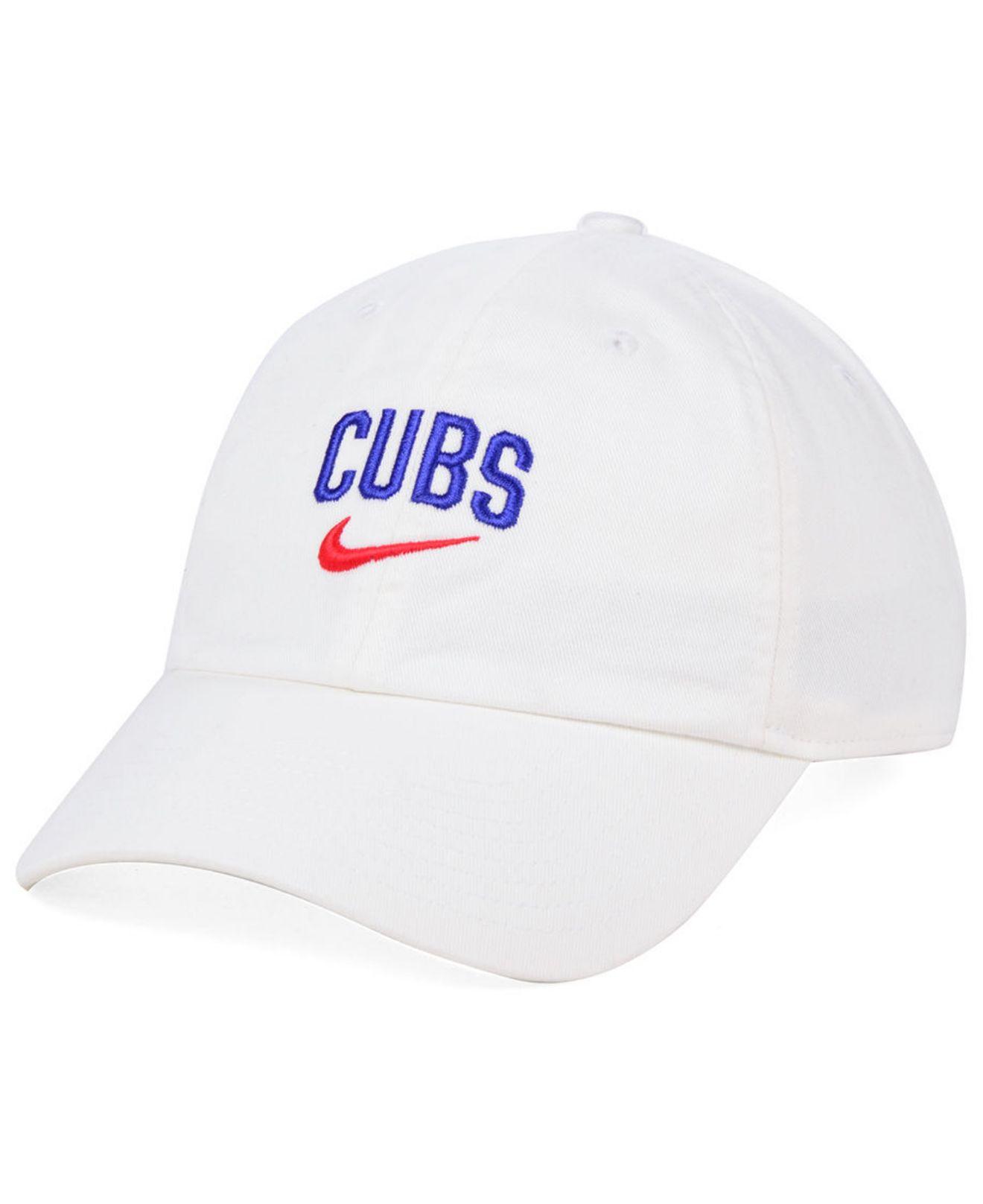 Nike Chicago Cubs Arch Cap in White for Men - Lyst