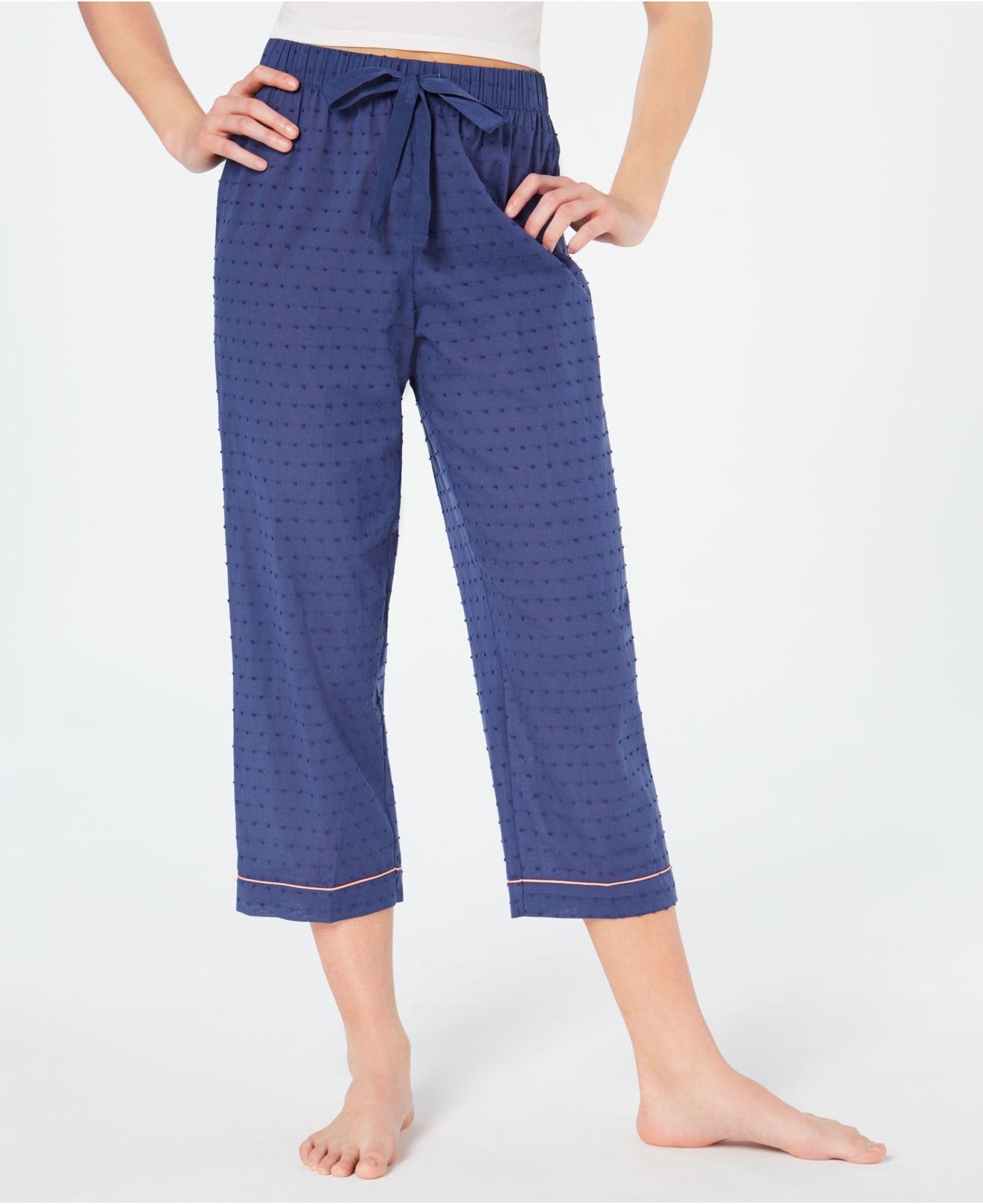 womens cropped pajama pants