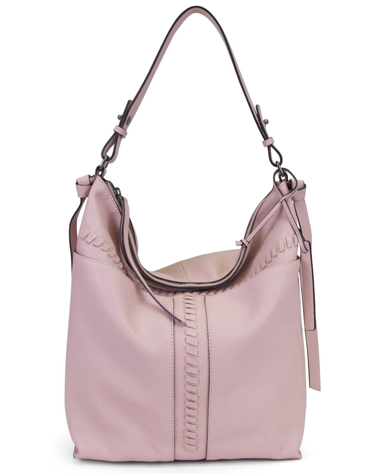 Lyst T Tahari Skyler Leather Whipsch Bucket Bag T Tahari