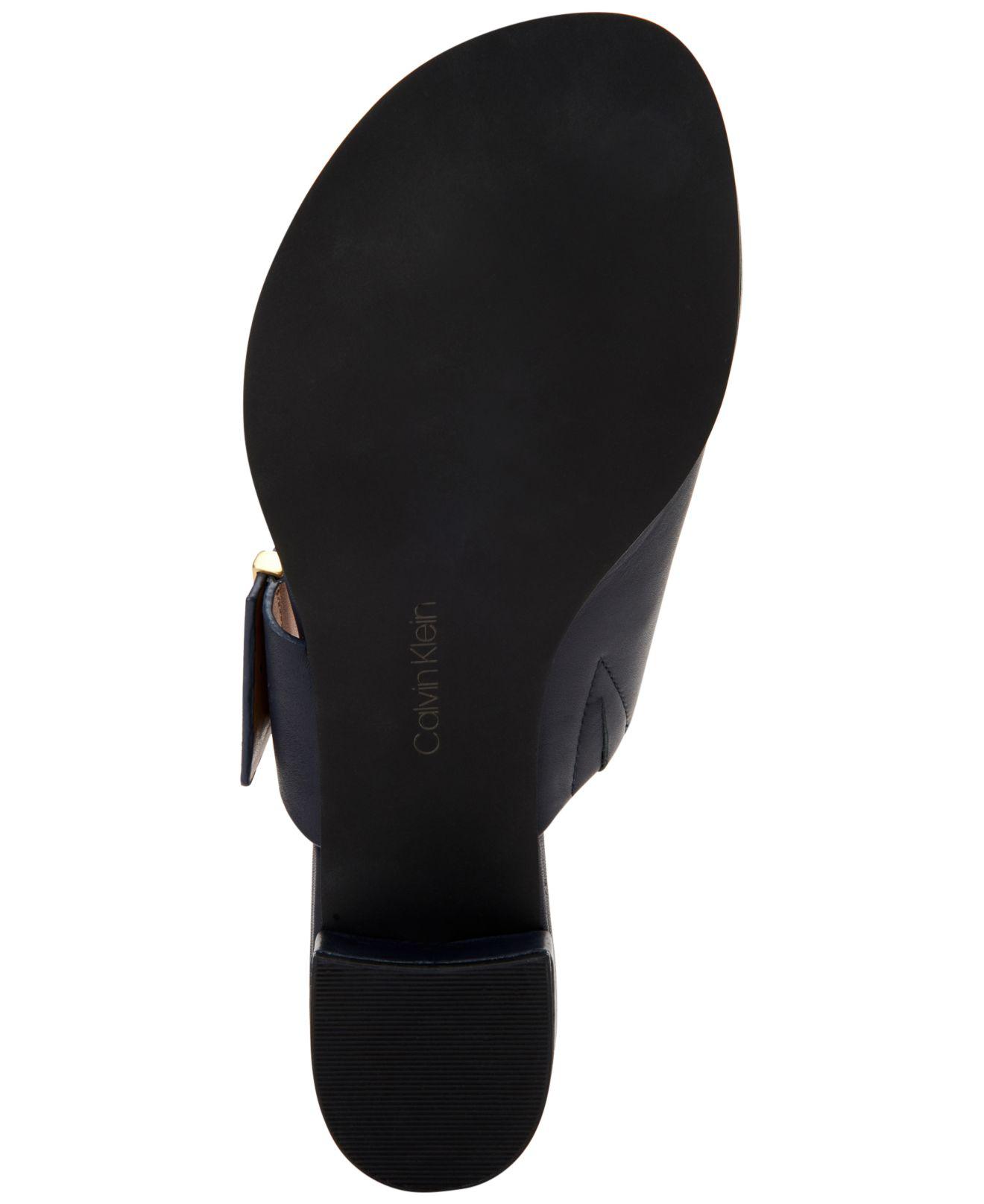 Lyst - Calvin Klein Daria Dress Sandals, Created For Macy's in Blue
