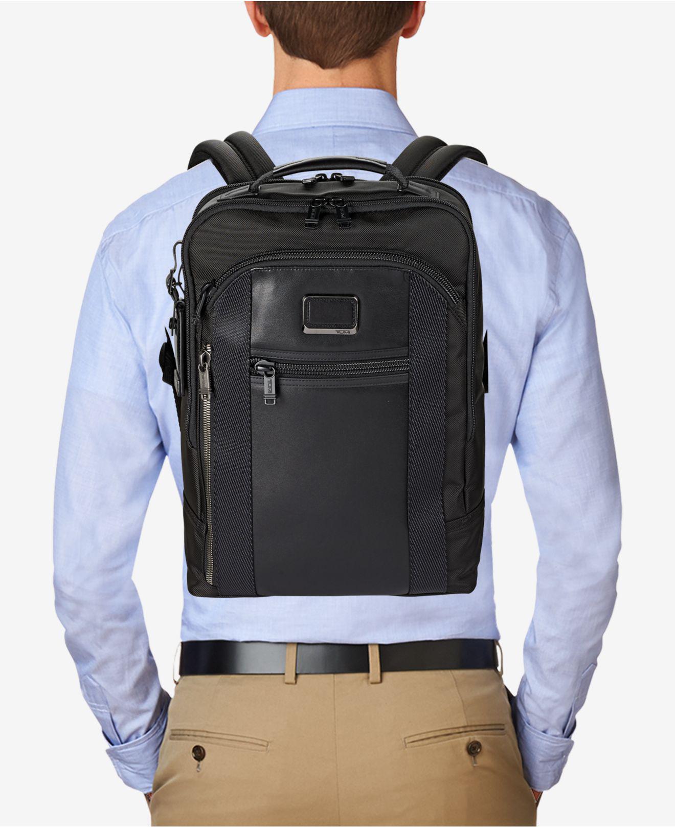 Lyst - Tumi Alpha Bravo Davis Backpack in Black for Men