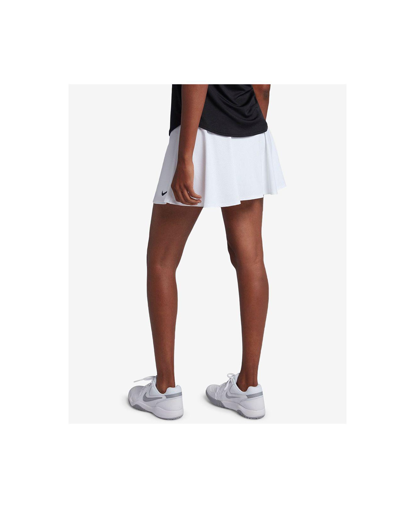 nike dri fit tennis skirt white