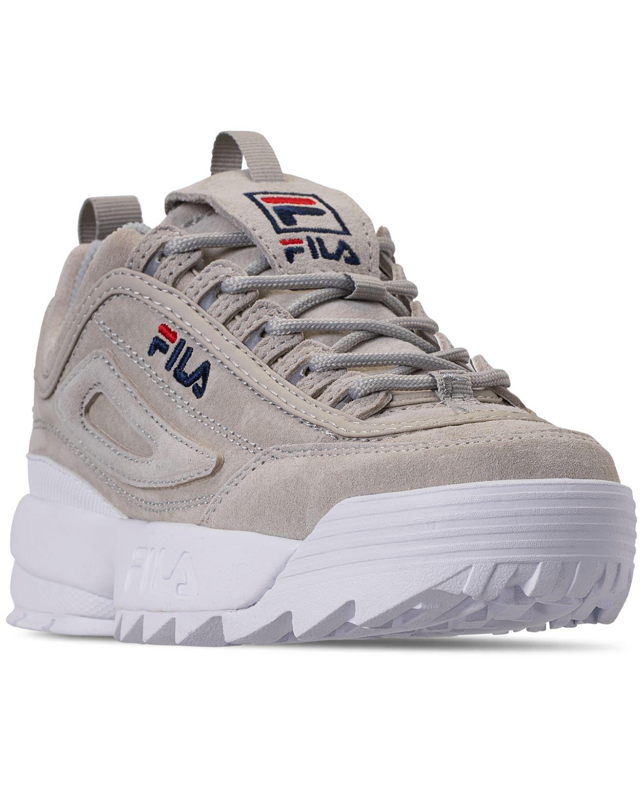 grey fila sneakers