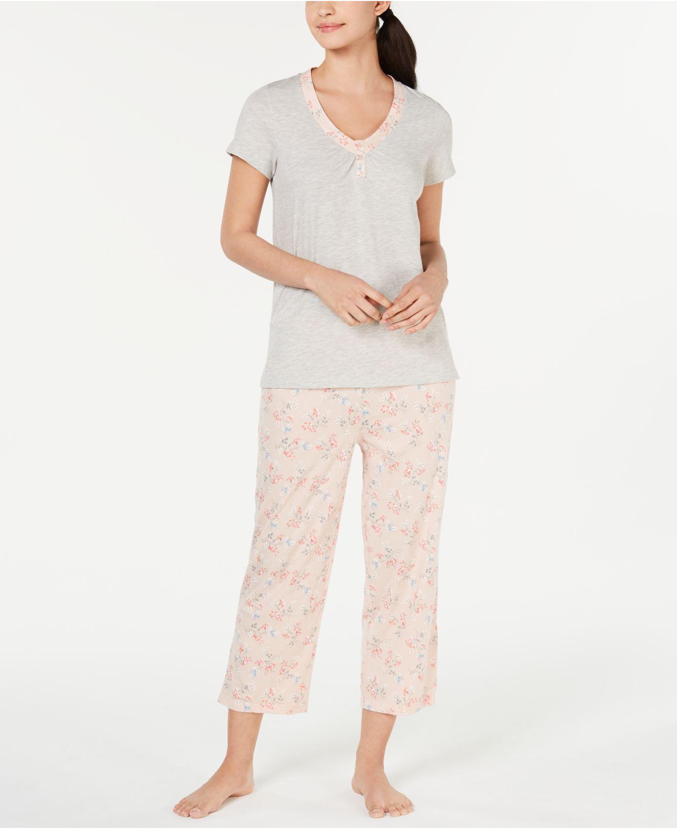 charter club cotton pajama sets