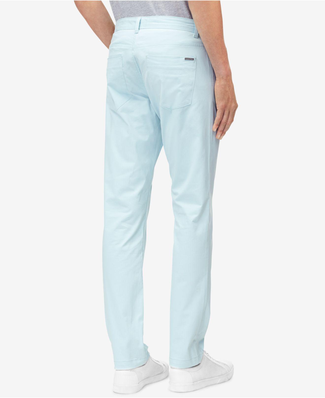 macy's calvin klein slim fit pants