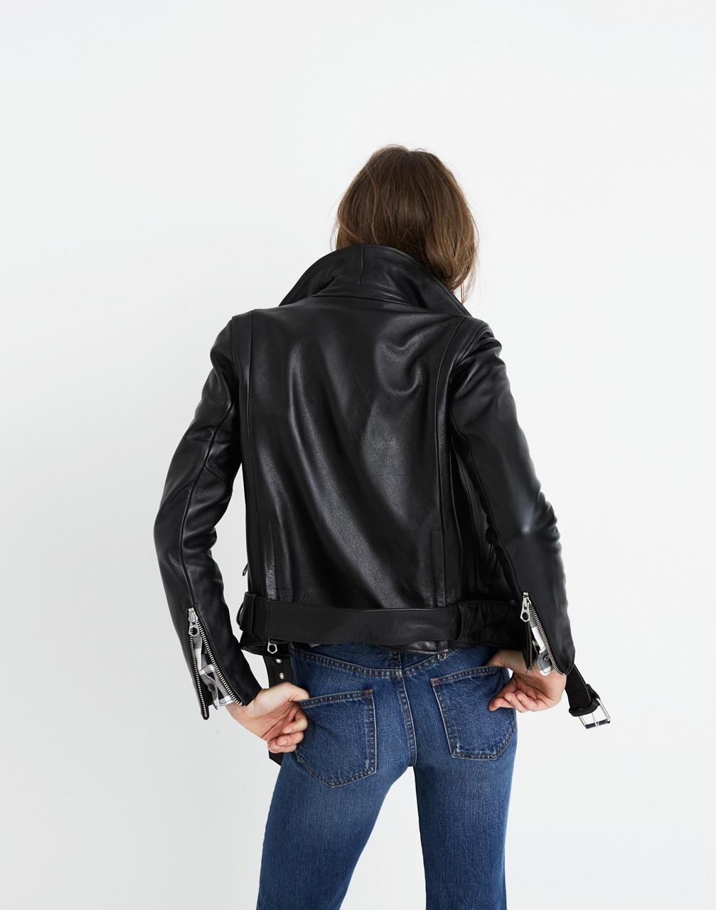Lyst Madewell Ultimate Leather Motorcycle Jacket In Black Gallery