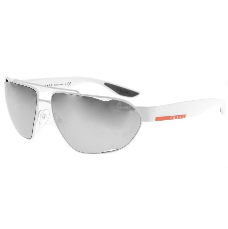 prada mechano white
