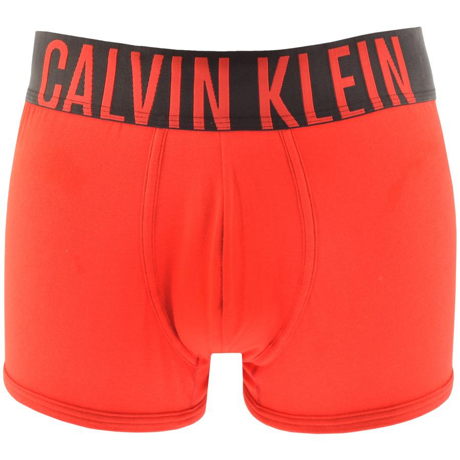 Lyst - Calvin Klein Underwear Intense Power Trunks Red in Red for Men