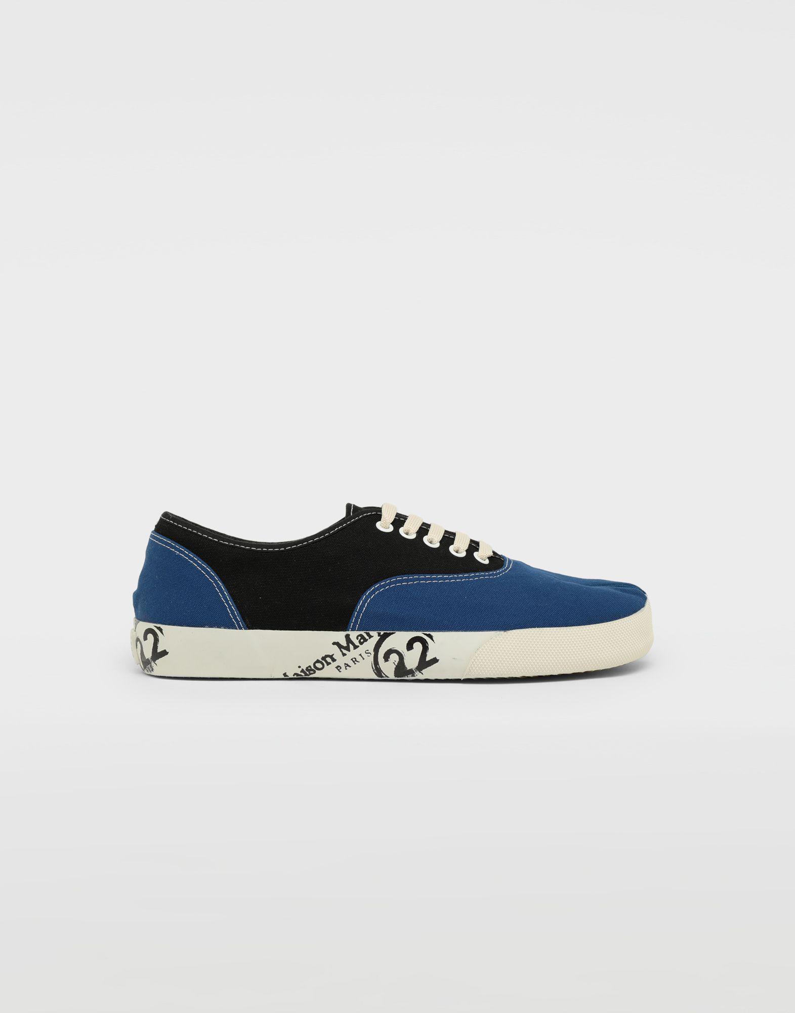 Maison Margiela Tabi Lace-up Shoes in Blue for Men - Lyst