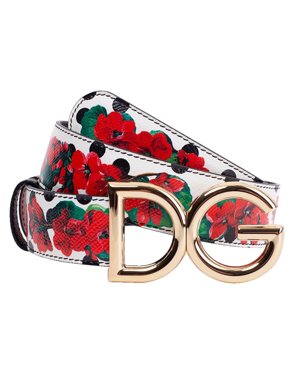 Dolce & Gabbana Reversible Print Leather Belt in Red Lyst