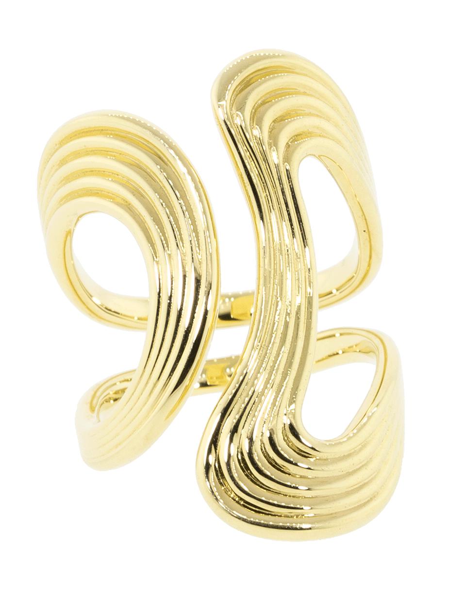 Lyst - Fernando Jorge Stream Lines Open Gold Ring in Metallic