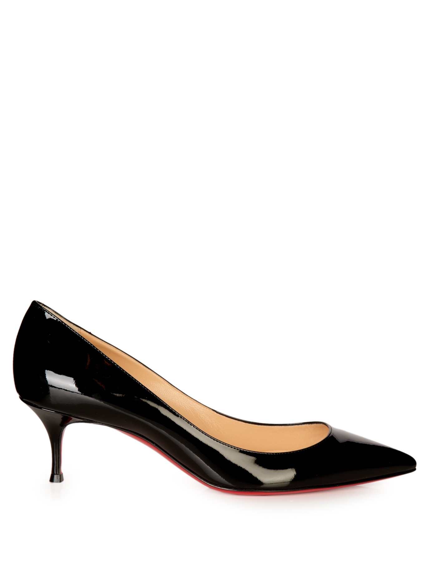 Lyst - Christian Louboutin Pigalle Follies 55mm Patent-leather Pumps in ...