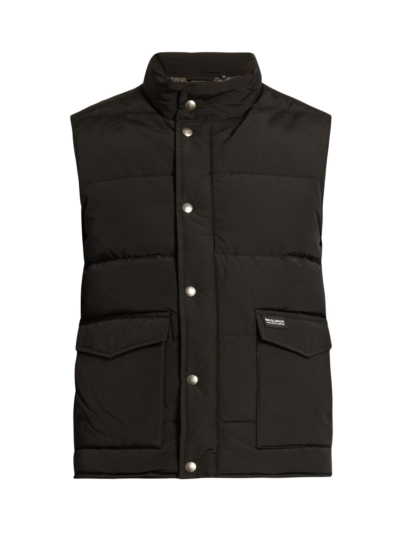 Lyst - Woolrich Auletian Down Gilet in Black for Men