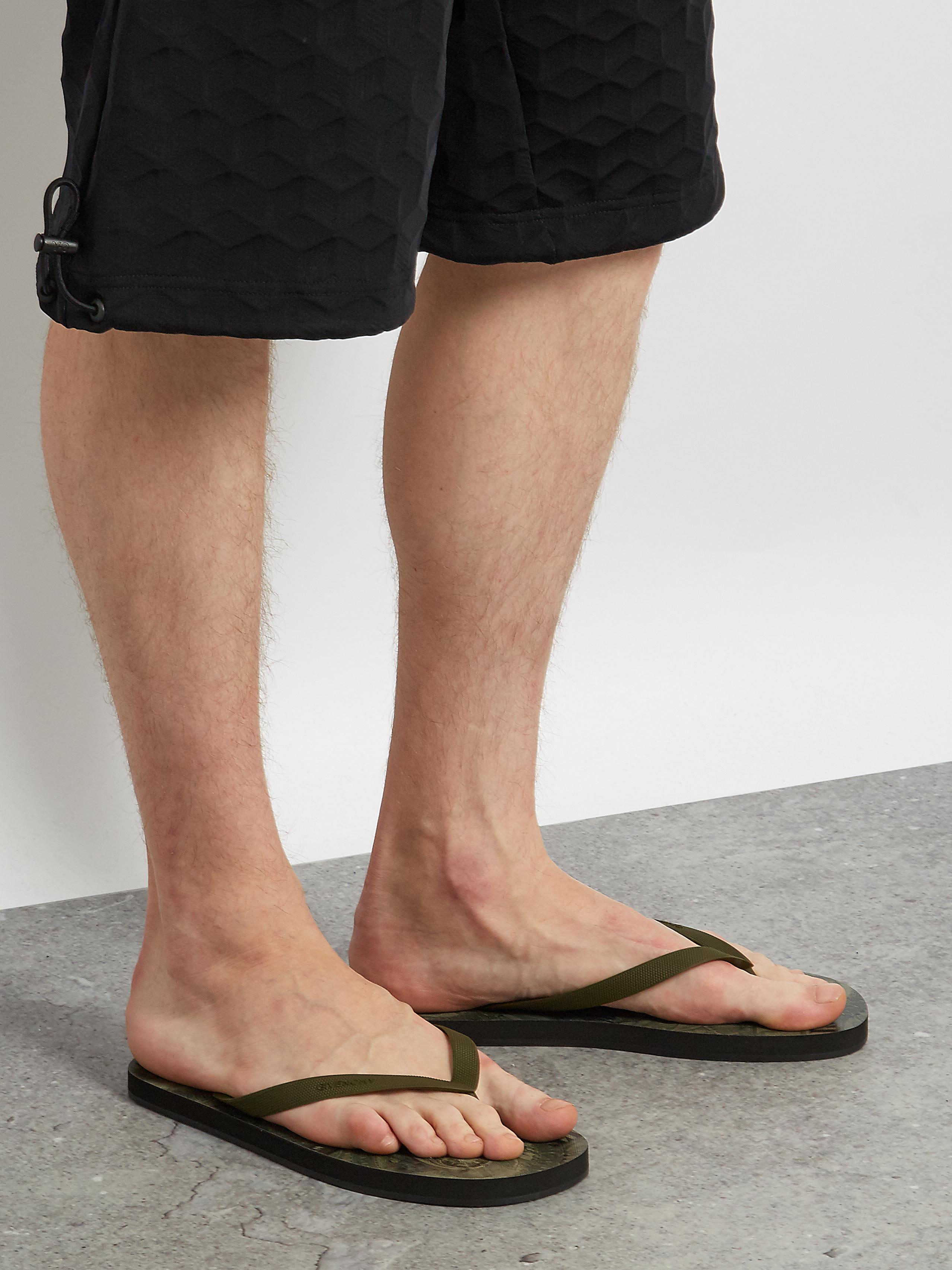 Lyst - Givenchy Dollar-print Flip-flops for Men