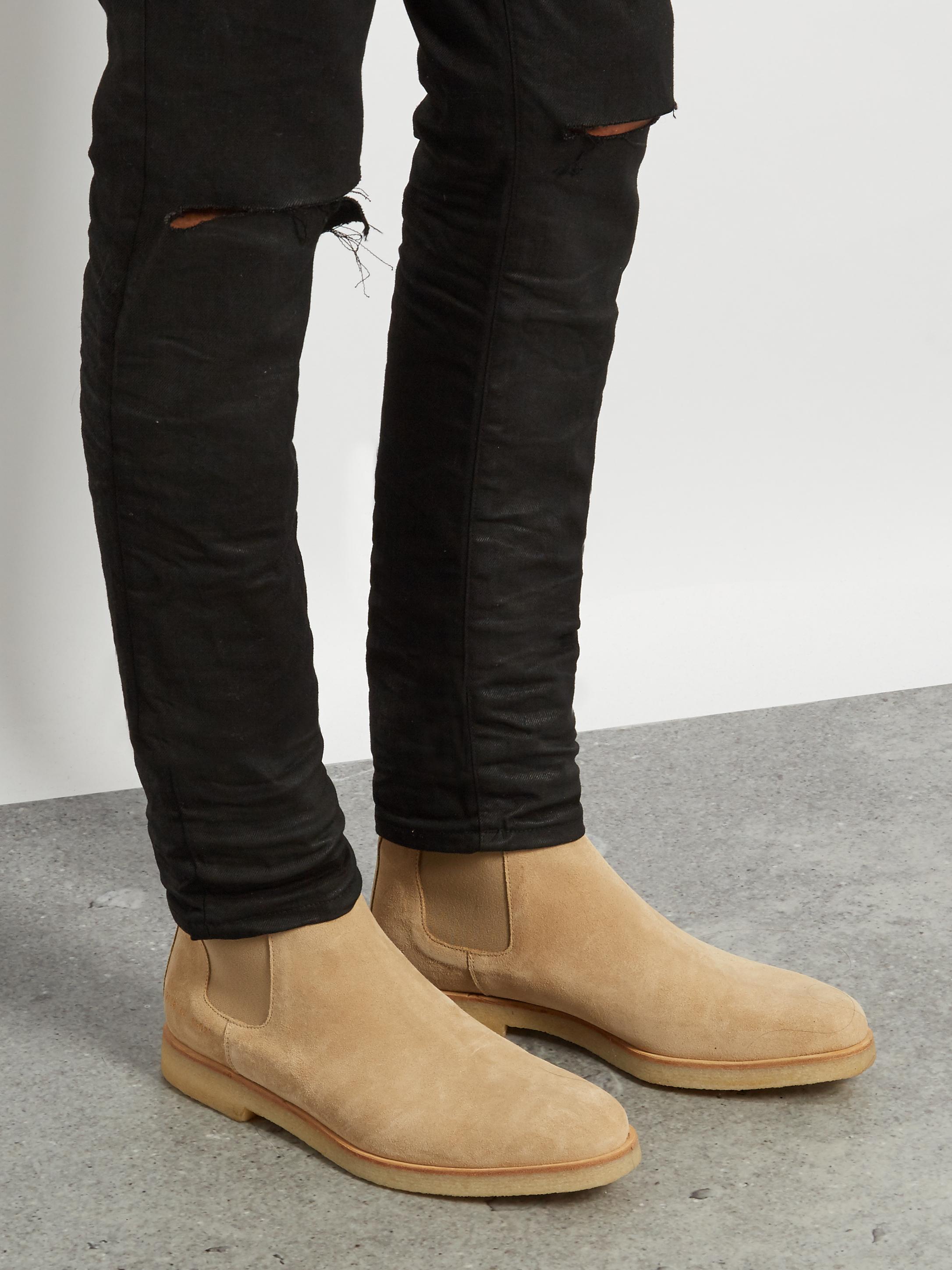 mens tan suede boots