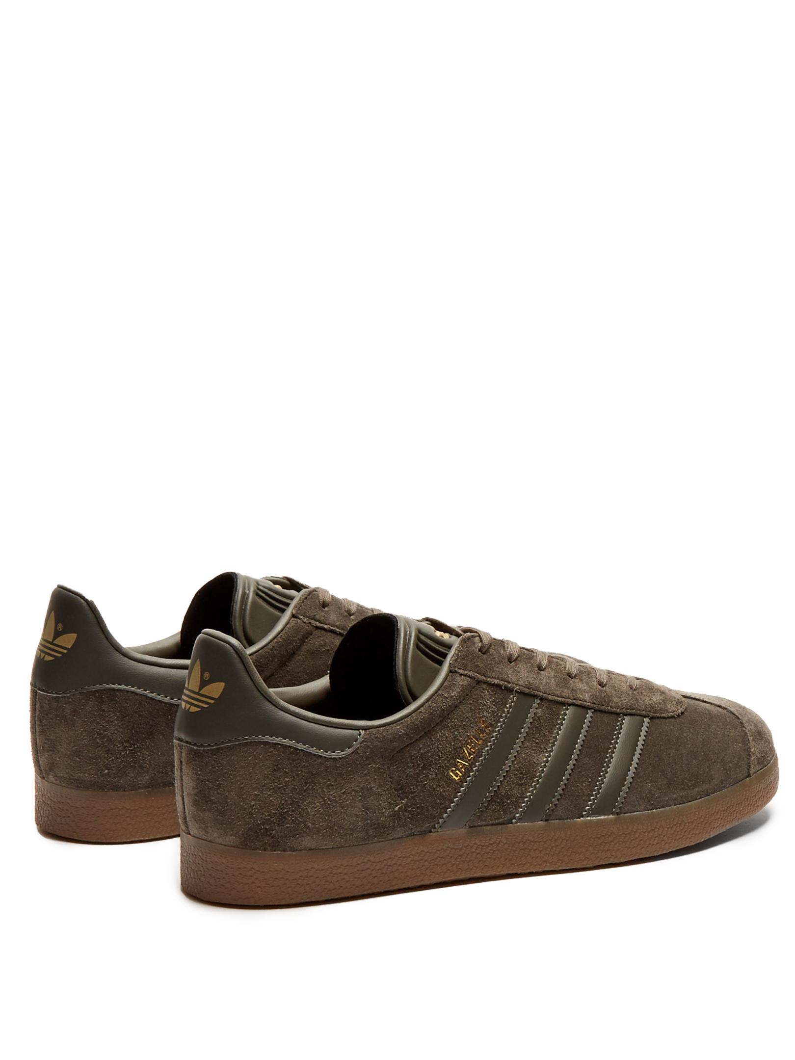 Lyst Adidas Originals Gazelle Suede Trainers In Brown For Men 2601