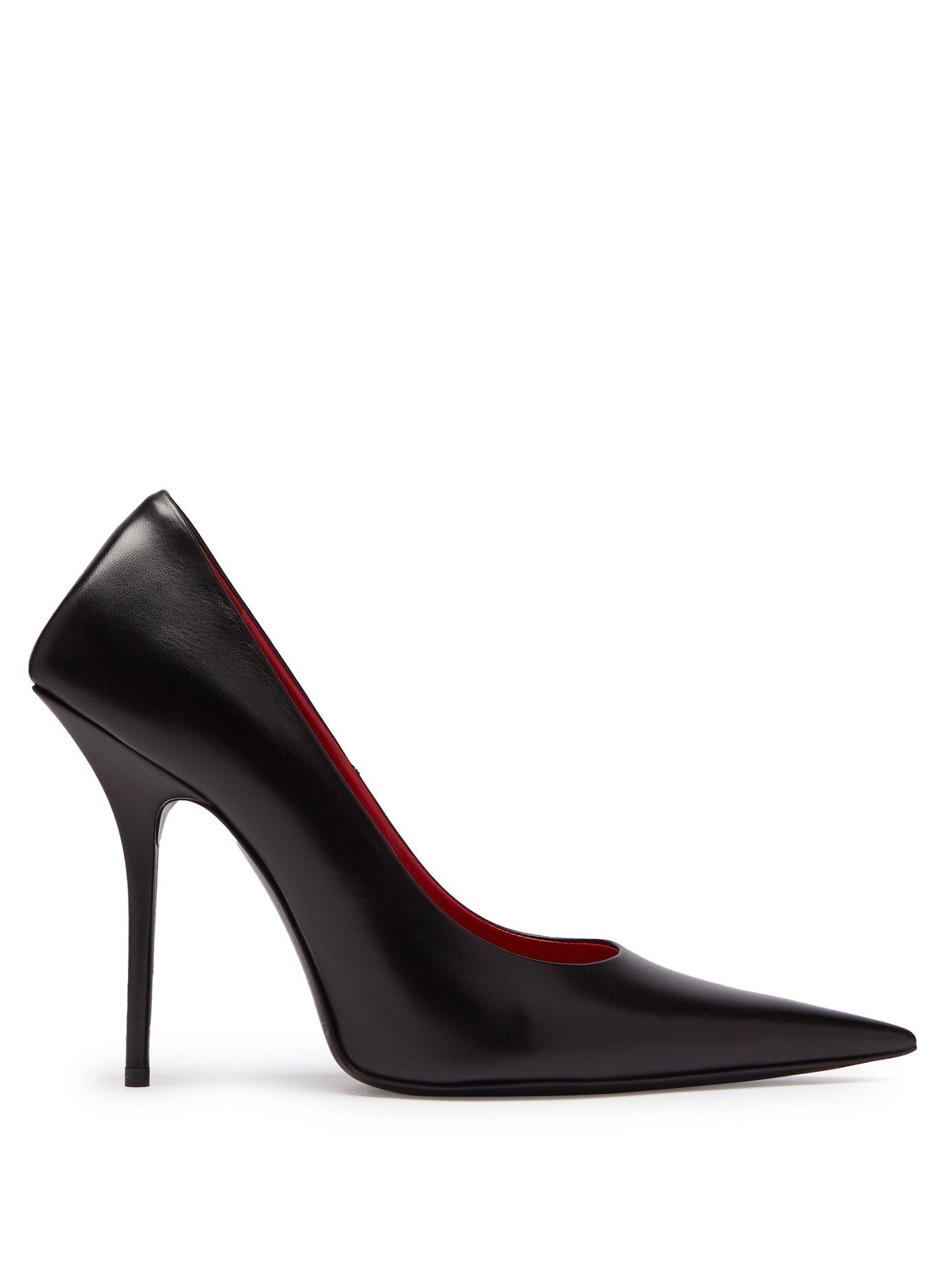 balenciaga square toe pumps