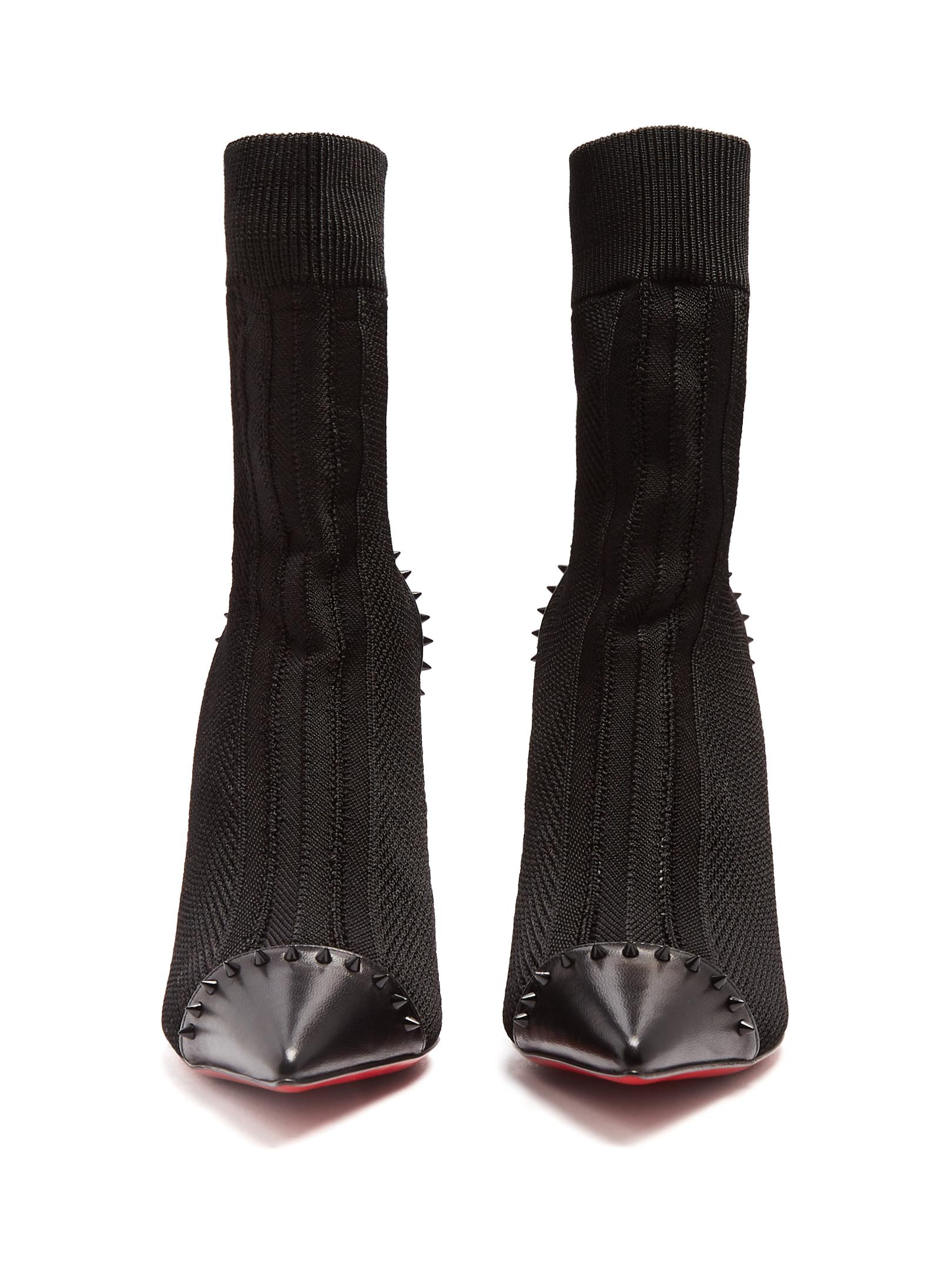 louboutin sock boot