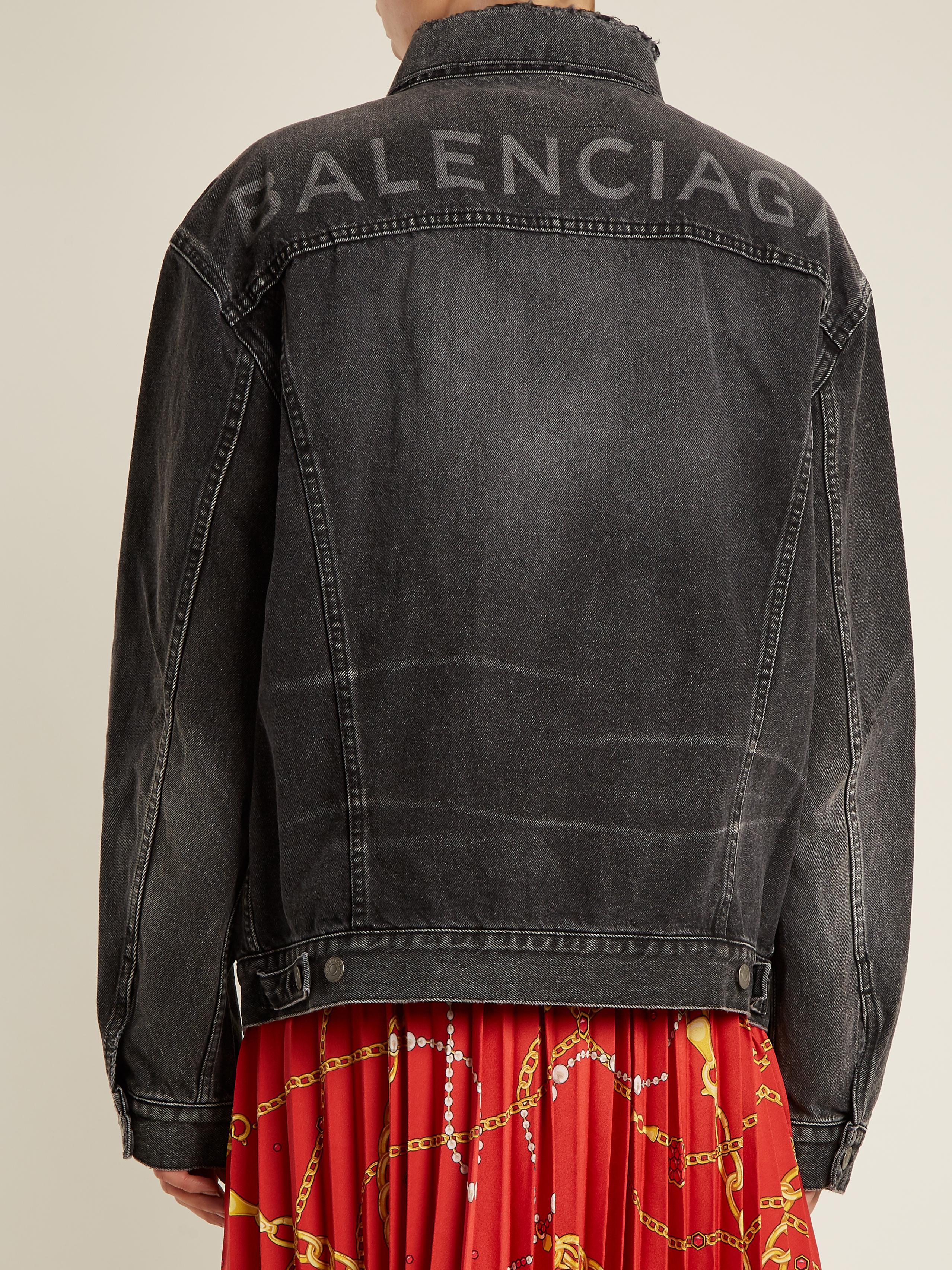 balenciaga classic denim jacket