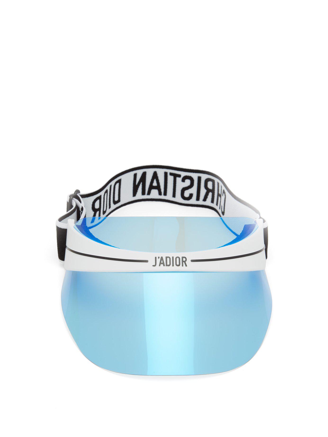Lyst Dior Reflective Tinted Visor in Blue